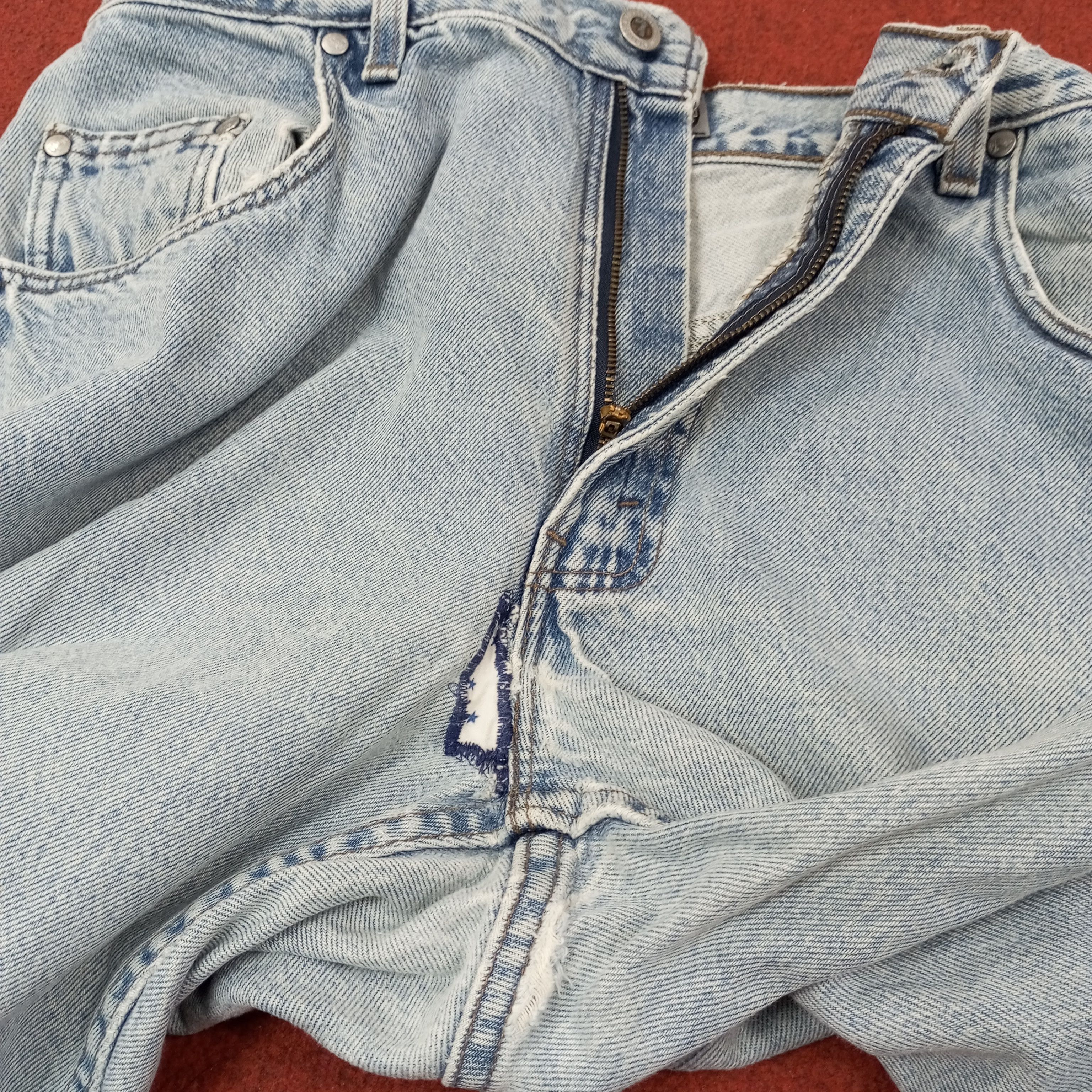 Levi's Levis Straight Relaxed Silver Tab Distressed Jeans c244n23 Size US 32 / EU 48 - 12 Thumbnail
