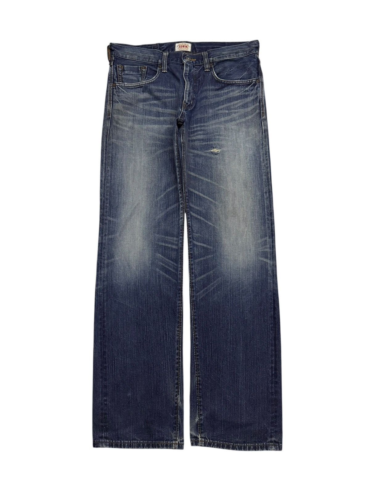 Edwin Vintage 00s Edwin 403XV Denim jeans | Japan Market | W35 Size US 35 - 2 Thumbnail