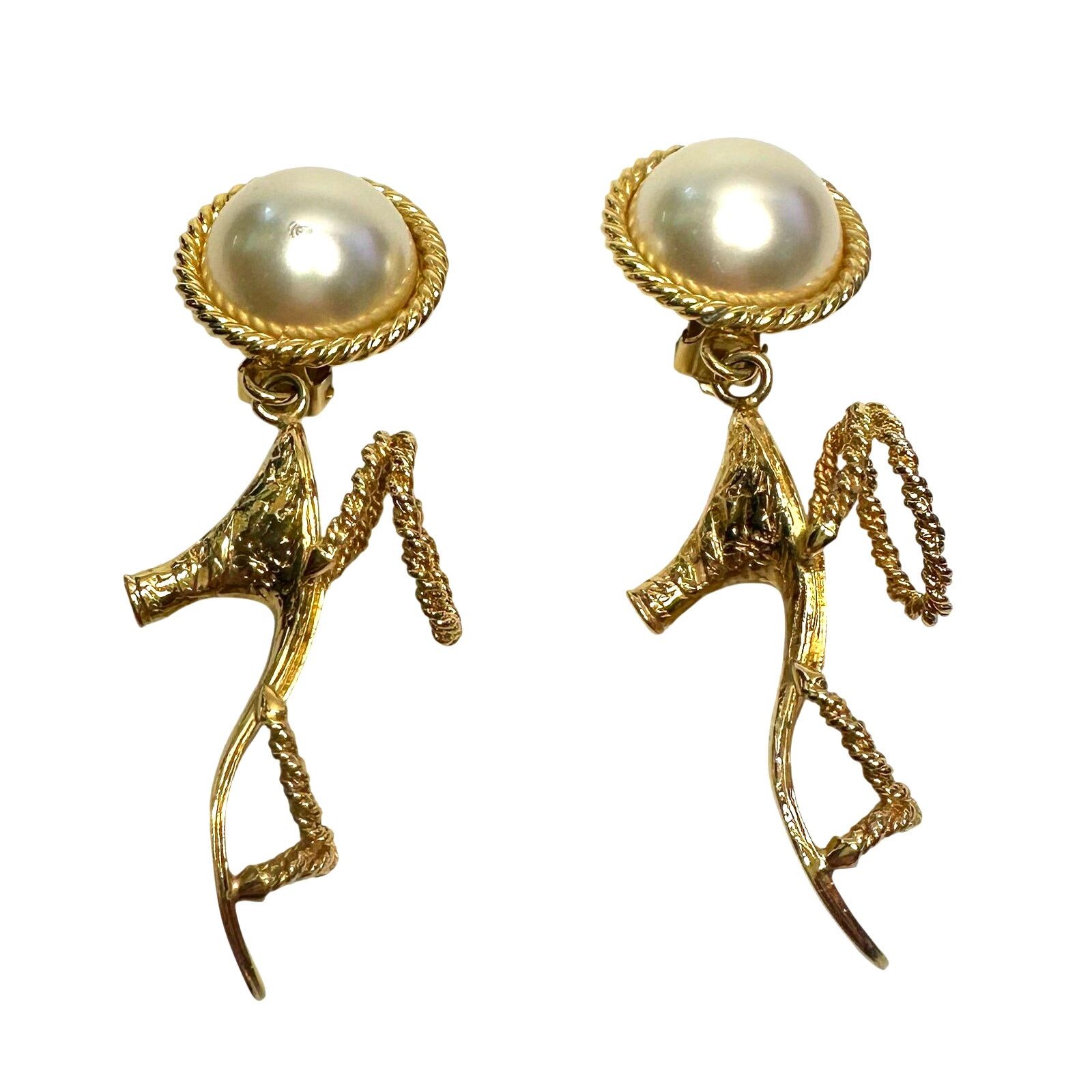 Salvatore Ferragamo Salvatore Ferragamo Vintage High Heel Shoe Earrings Size ONE SIZE - 3 Thumbnail