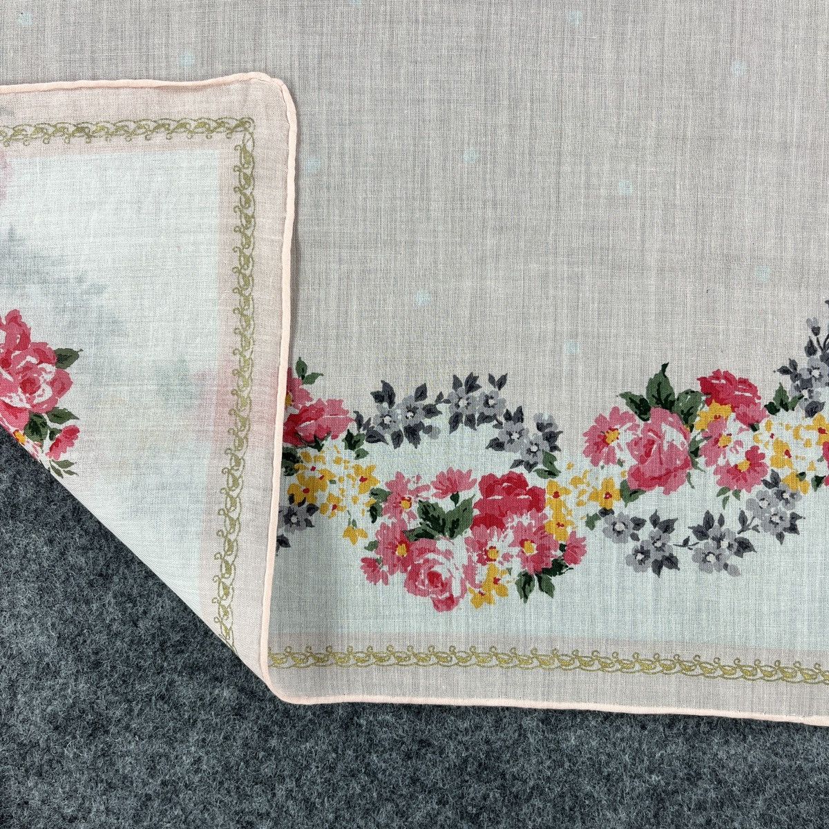 Vintage Christian Dior Handkerchief / Bandana / Neckerchief B146 Size ONE SIZE - 10 Thumbnail