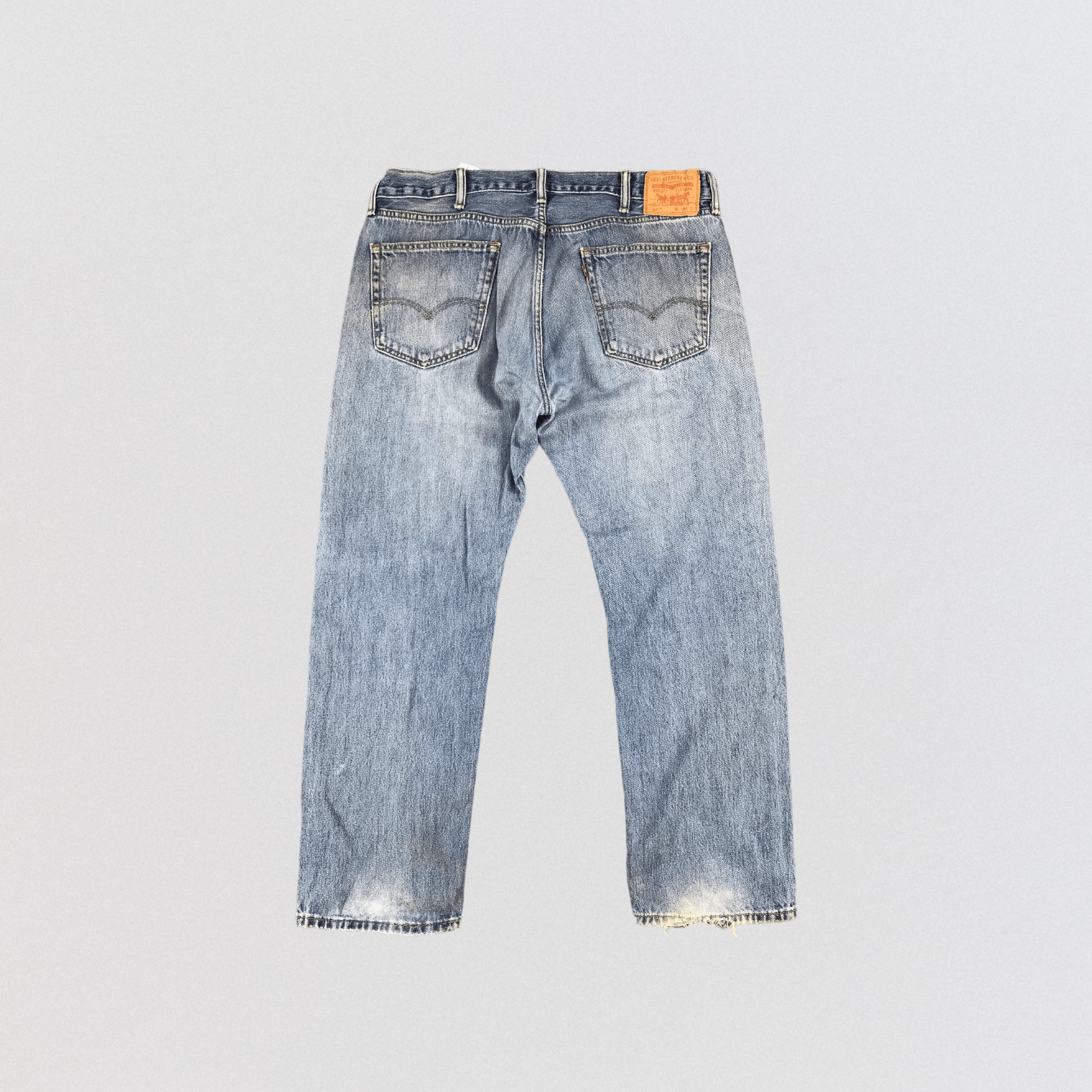 Levi's Vintage Blue Wash Levis 505 Jeans-JM1000 Size US 39 - 2 Thumbnail