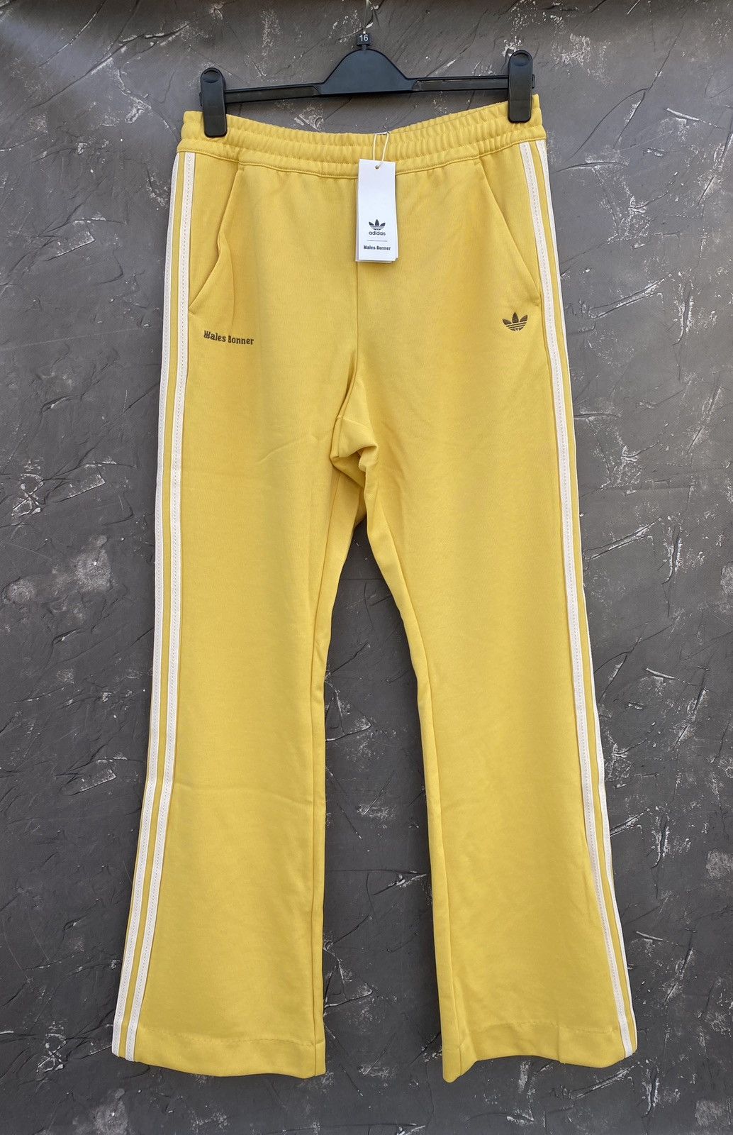 image of Adidas × Wales Bonner Yellow Track Pants Size L, Men's