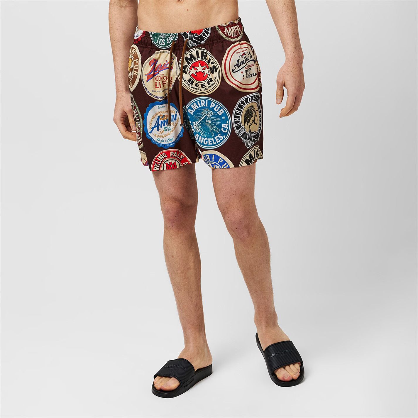 Amiri oc11z0126 Coaster Swim Shorts in Multicolor Size US 30 / EU 46 - 6 Thumbnail