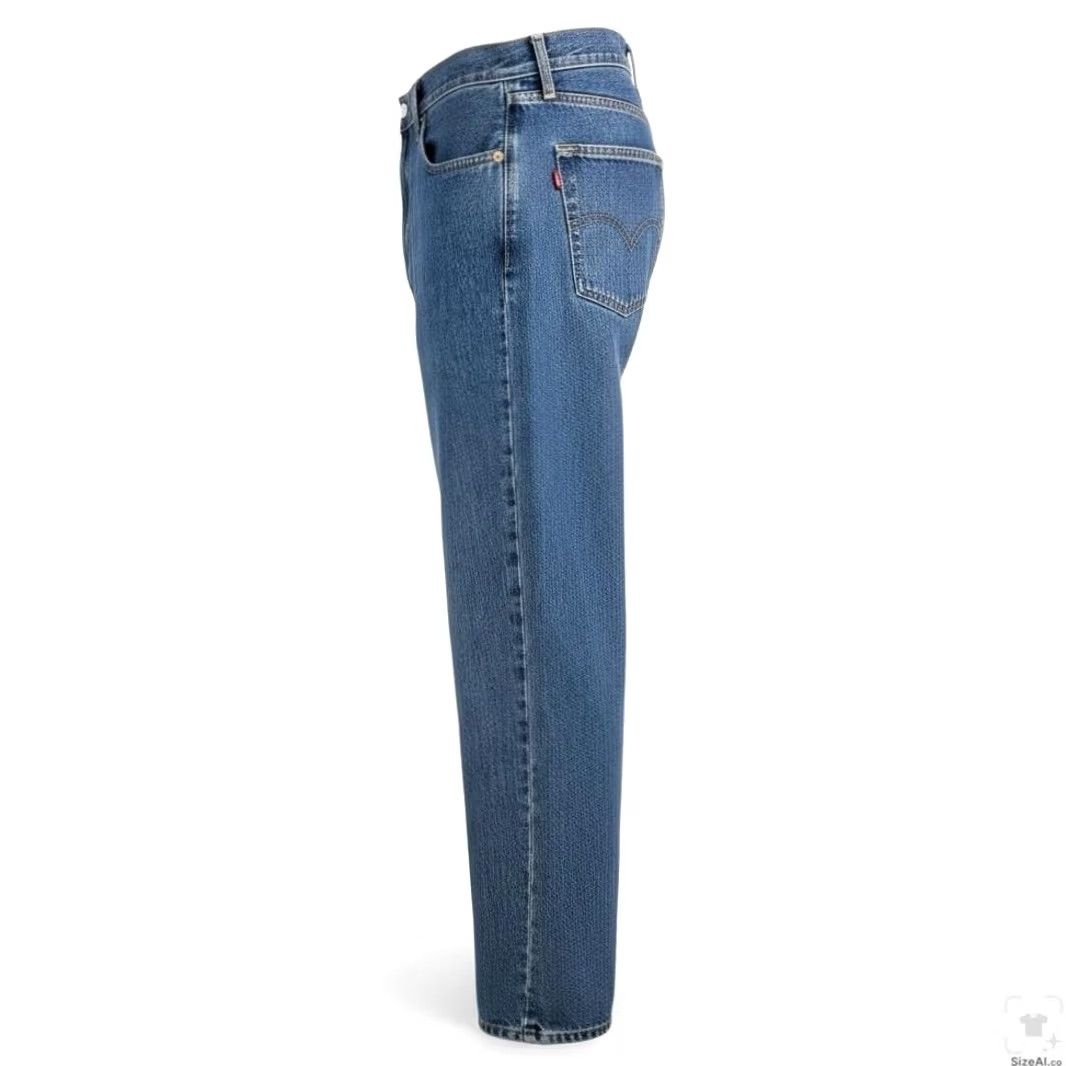 Levi's Levi's 550 Jeans Mens 40x32 Blue Medium Wash Relaxed Straight Denim Zip Fly Size US 40 / EU 56 - 3 Thumbnail