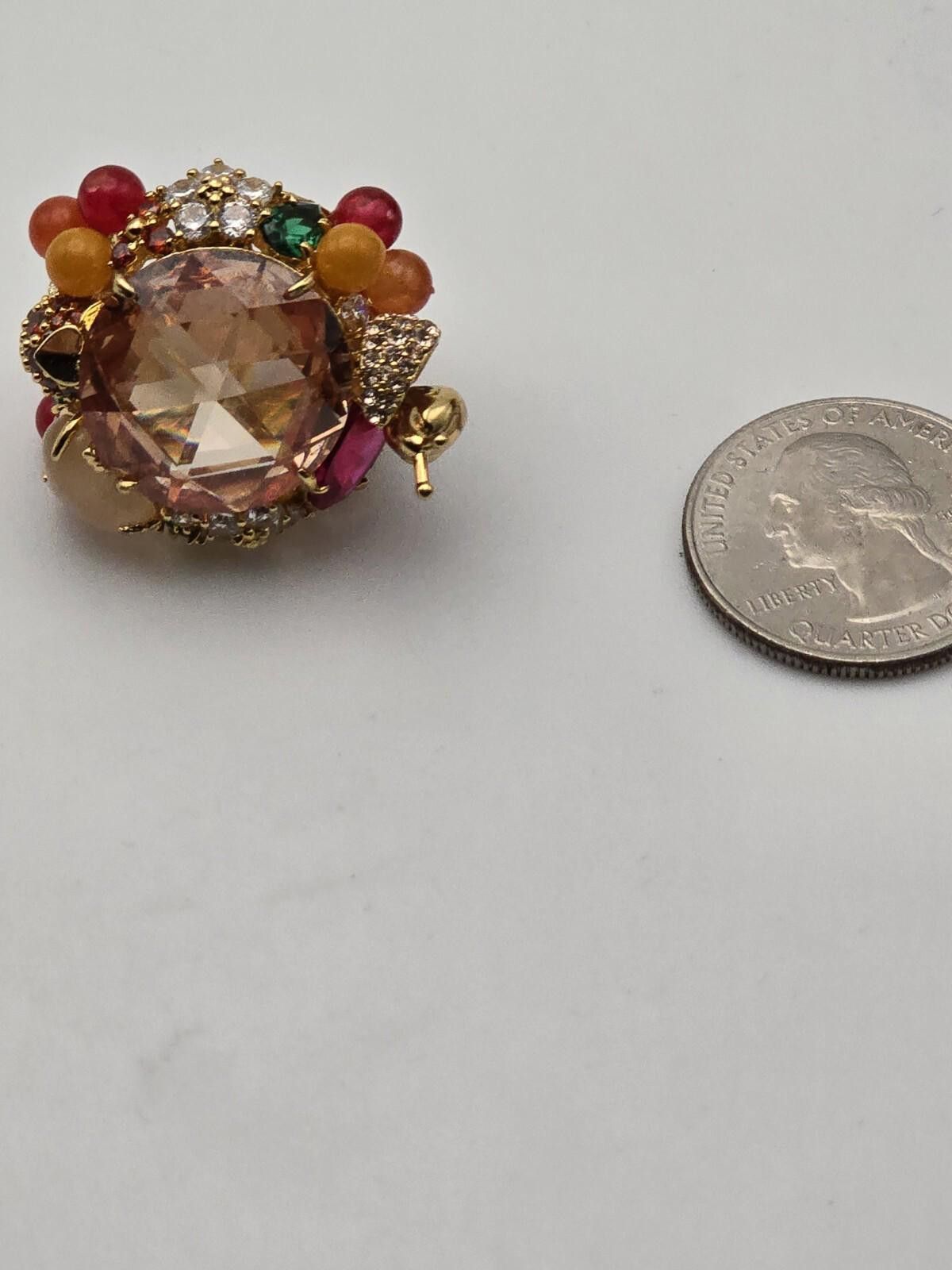 Other Kate Spade Fruit Salad Cocktail Ring Rare retired sz 5 Size ONE SIZE - 9 Thumbnail