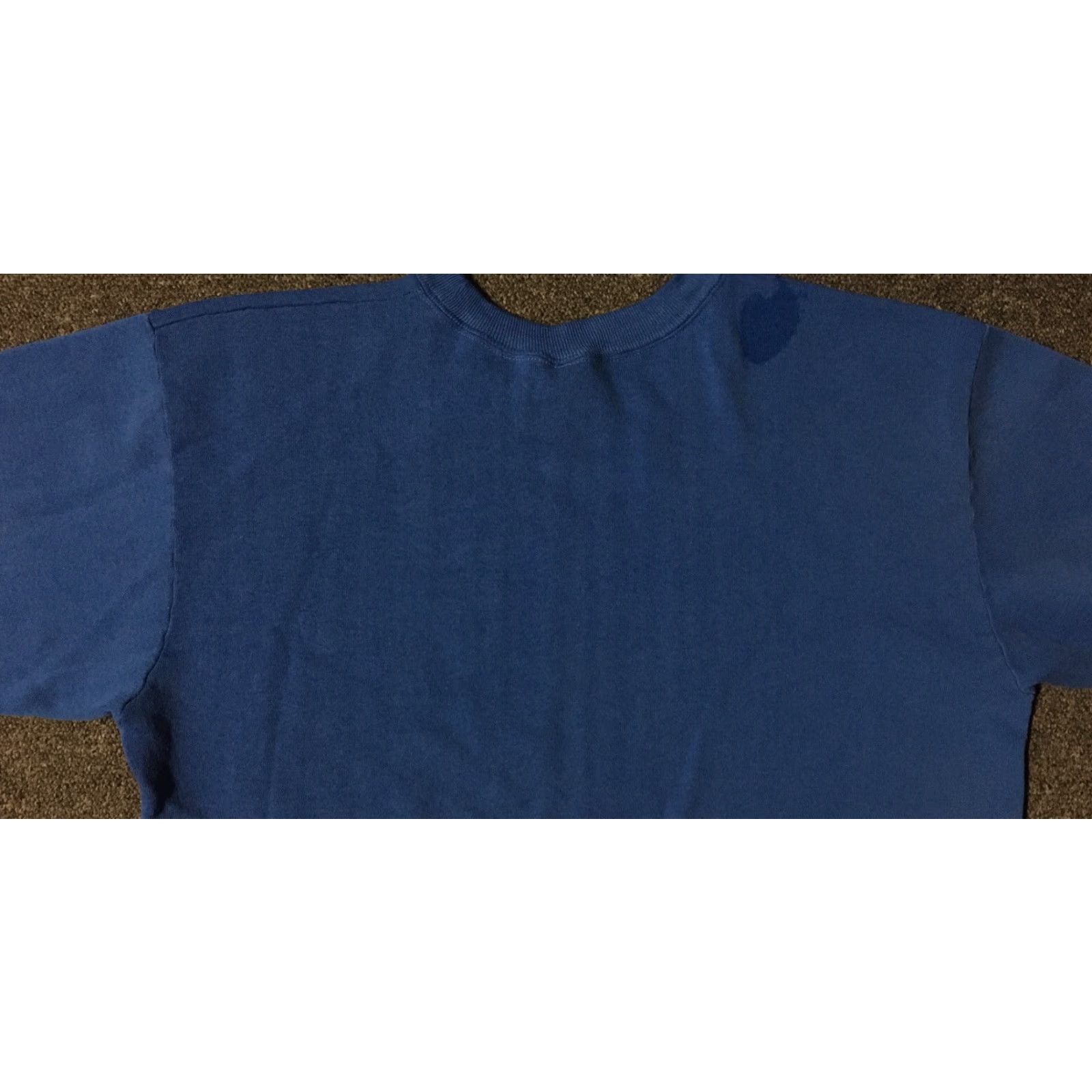 Vintage VINTAGE 90s USA Track Hoodie S Blue Distressed Sweatshirt Grunge Biker Skate Surf Pullover Men Small USA Made Size US S / EU 44-46 / 1 - 7 Thumbnail