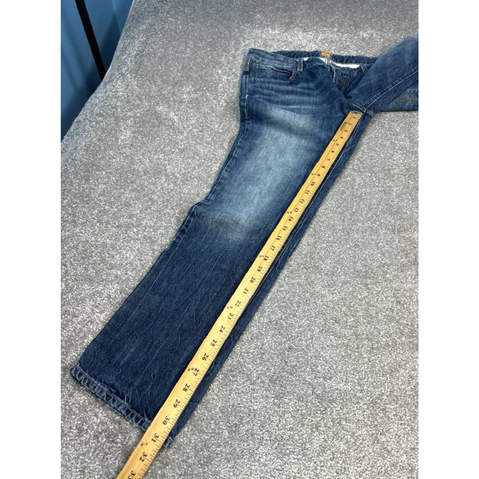 Hugo Boss Hugo Boss Orange 63 Slim Fit Jeans Mens 36 Blue Denim Cotton Straight Leg 33x31 Jeans City Preppy Mens Slim Urban Classic Shirt Size US 36 / EU 52 - 5 Thumbnail