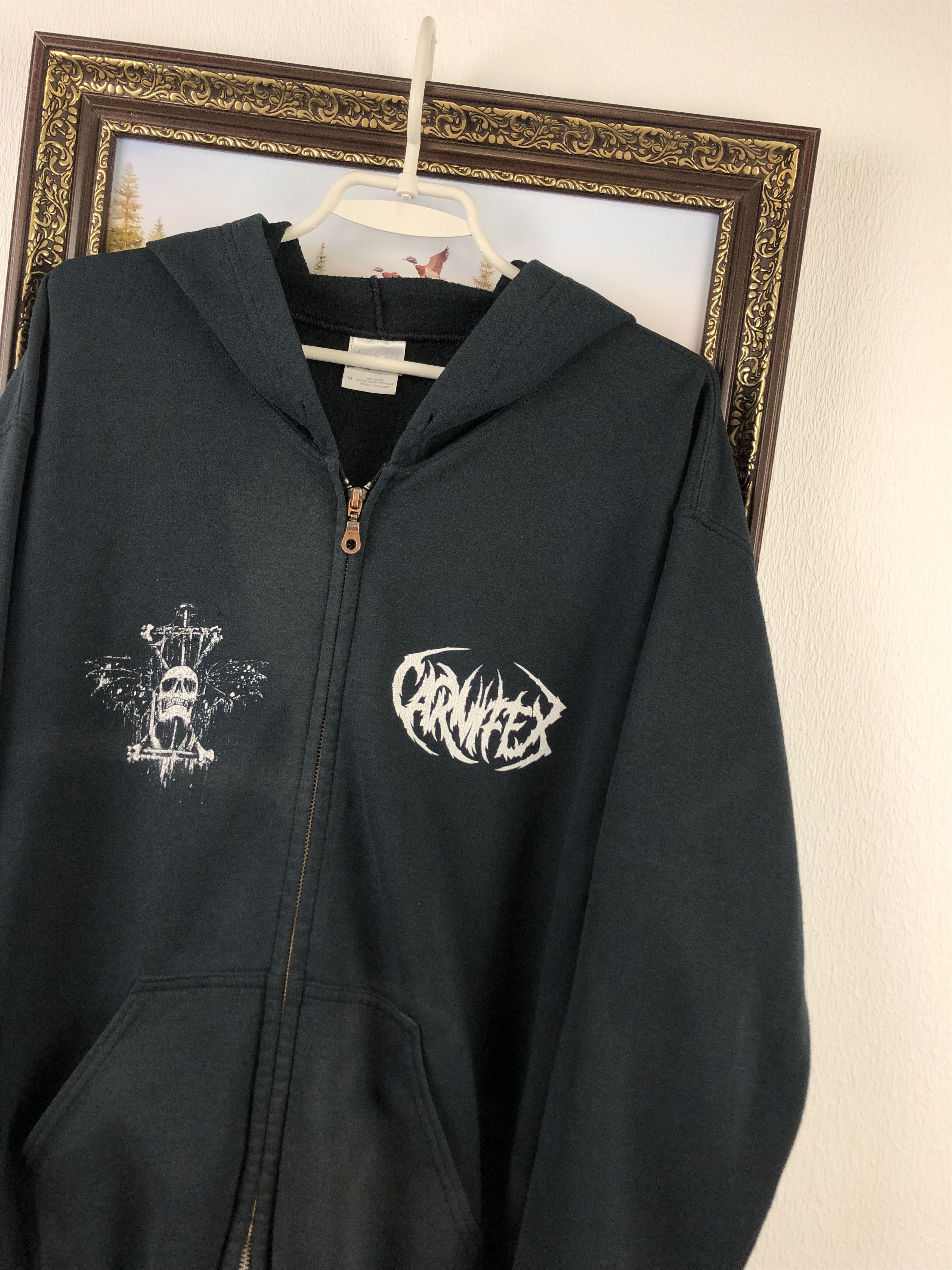 Band Tees Vintage Carnifex Hoodie Band Black Metal Graphic Grindcore Size US M / EU 48-50 / 2 - 7 Thumbnail
