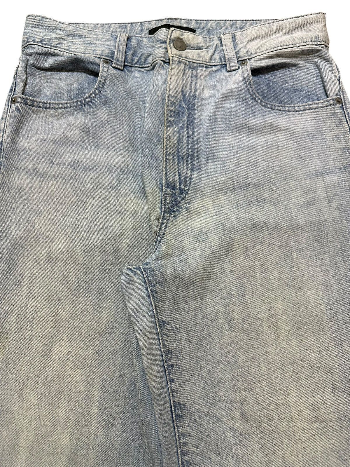 Uniqlo Vintage Japanese Uniqlo Faded Wash Style Wide Leg Baggy Jean Size US 30 / EU 46 - 4 Thumbnail