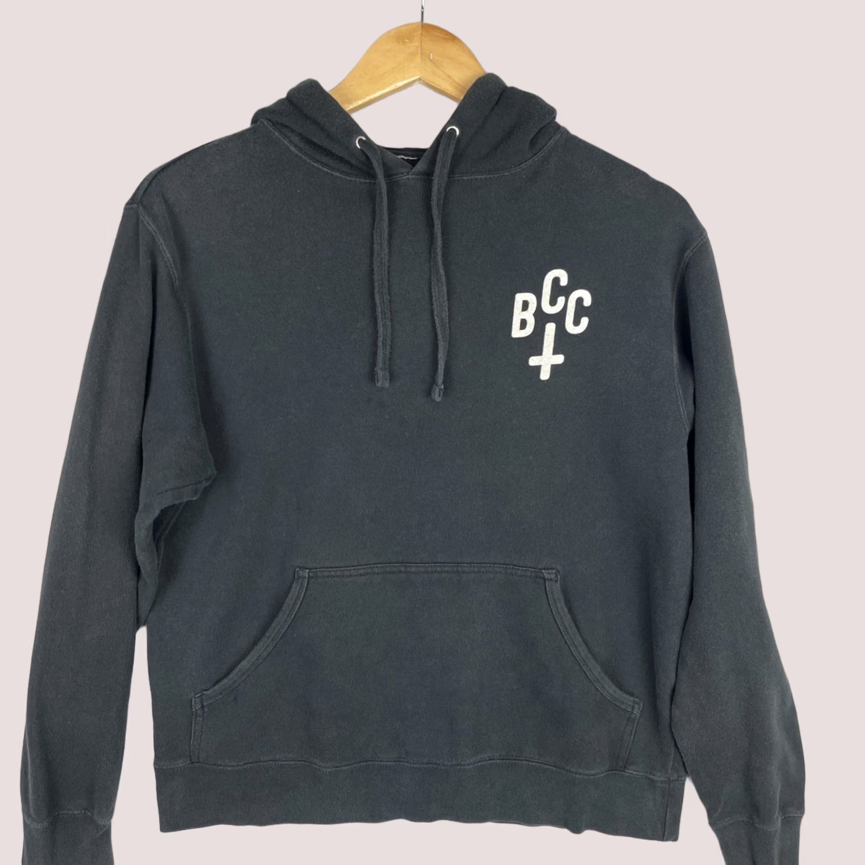 Vintage Black Craft Cult Hoodie Mens I Small Black Graphic Print Hooded Pockets, Regular Fit, Pullover, Fall Winter, Gothic, 90s Size US S / EU 44-46 / 1 - 1 Thumbnail