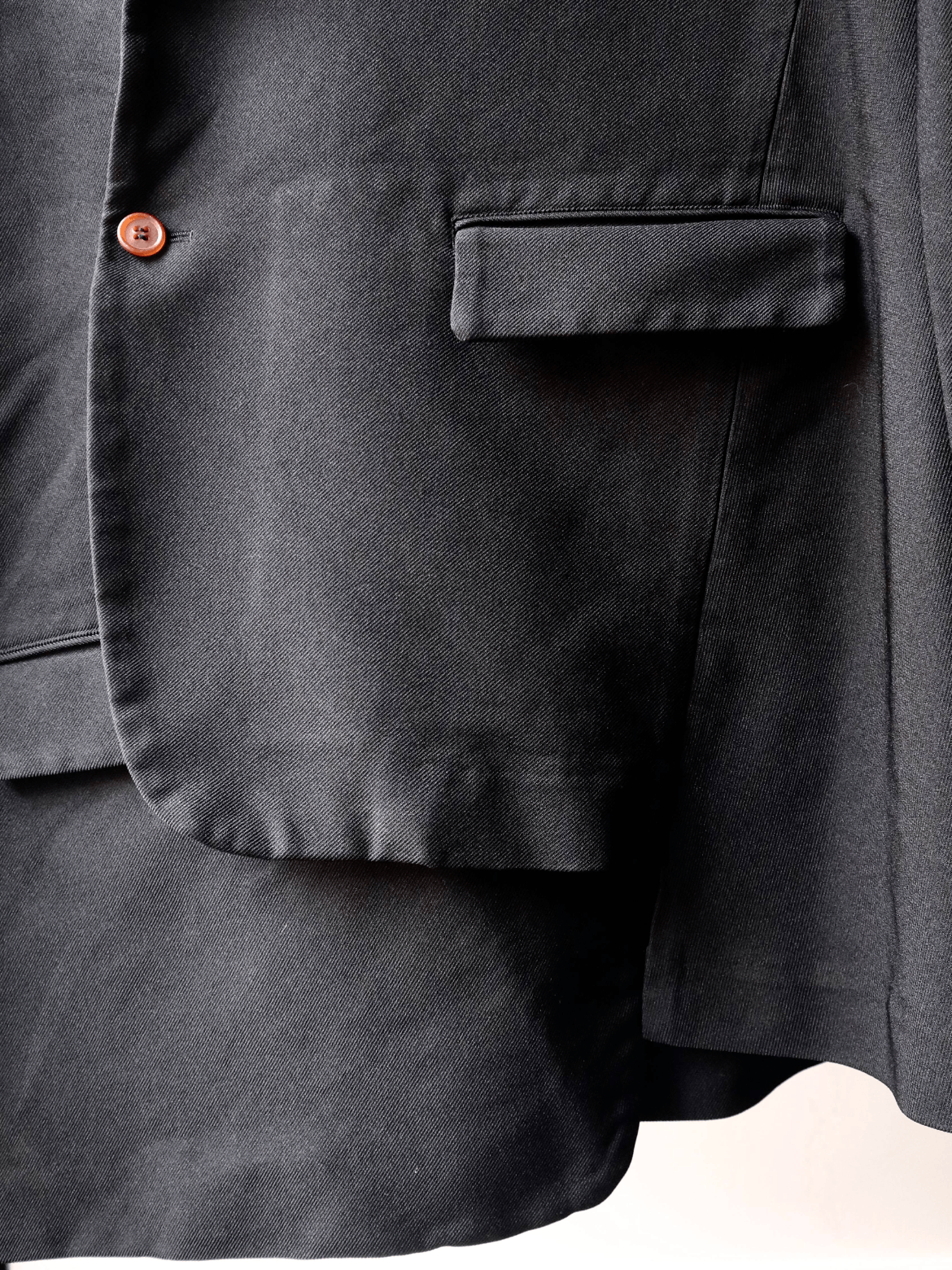 Comme des Garcons Homme Plus Comme Des Garcons Homme plus 18AW White Shock Uneven Jacket Size US M / EU 48-50 / 2 - 4 Thumbnail