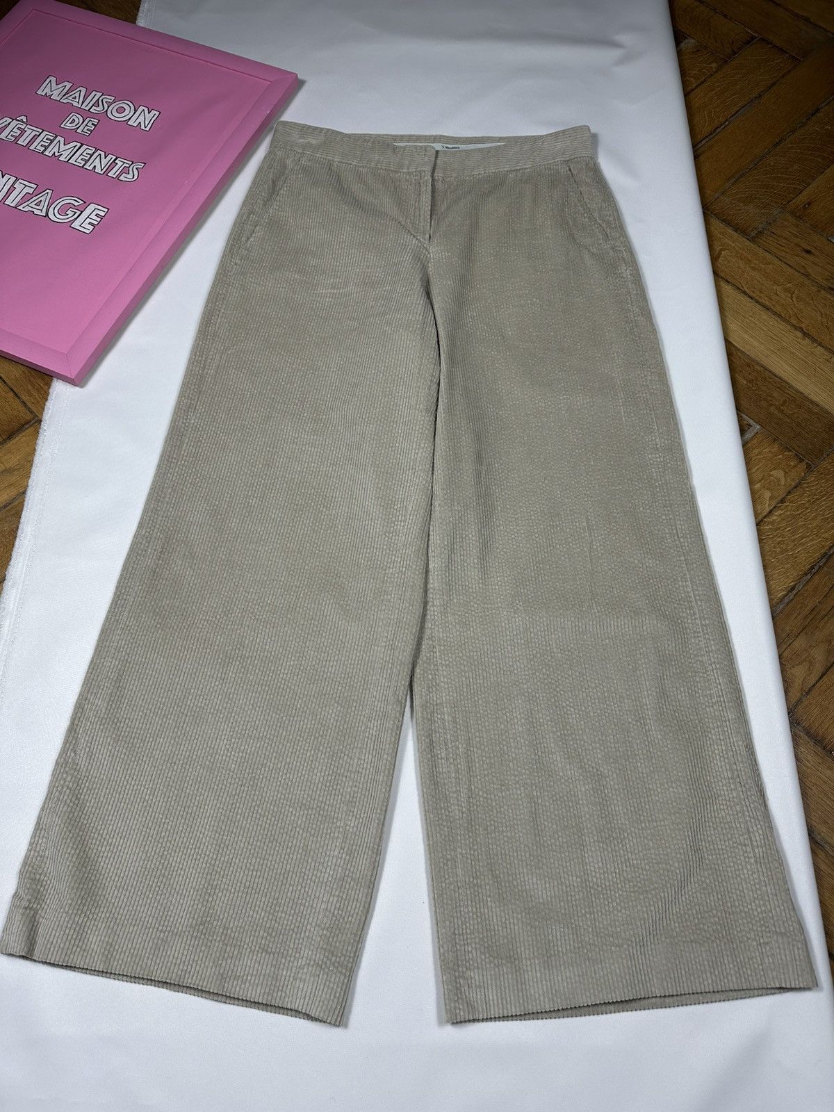 Max Mara S Max Mara Tania Corduroy Pants Size 32" / US 10 / IT 46 - 4 Thumbnail