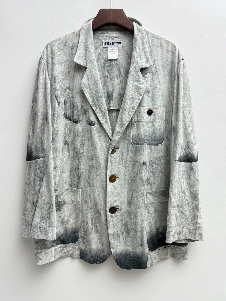 Issey Miyake Issey Miyake size:s Burn the suit jacket Size 34S - 1 Thumbnail
