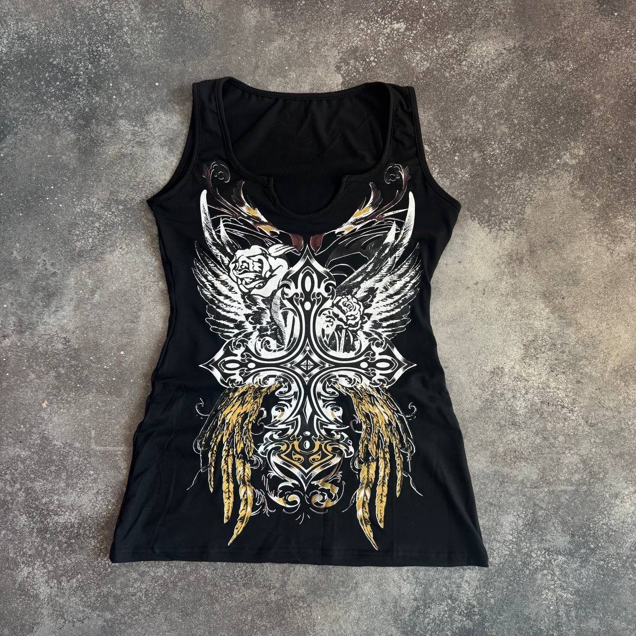 Vintage Super Sexy Gothic Y2K Vintage Tank Top Size M / US 6-8 / IT 42-44 - 1 Thumbnail