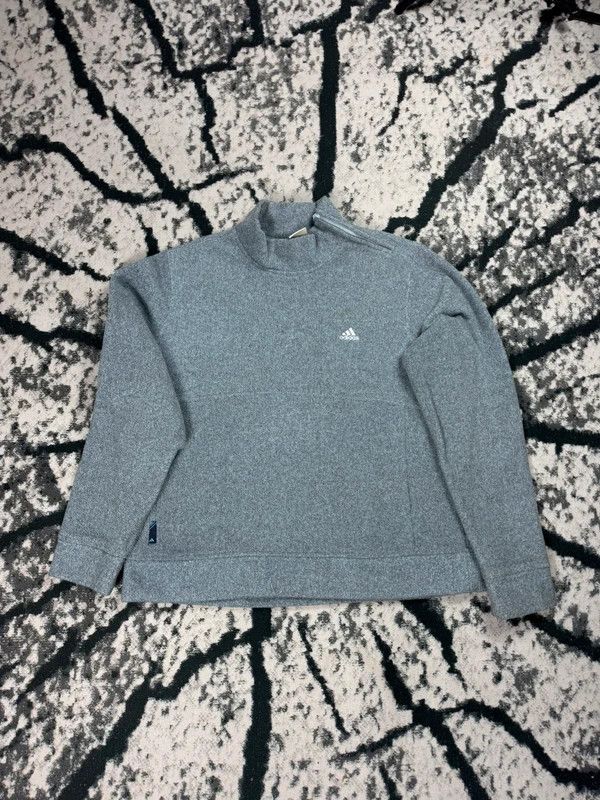 Adidas Adidas crewneck fleece sweatshirt gray XXL Size XXL / US 16-18 / IT 52-54 - 1 Thumbnail