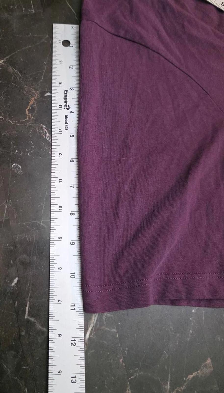 St. Johns Bay St. John's Bay Maroon Crew Neck T-Shirt Casual Comfort 2XL Size US XXL / EU 58 / 5 - 7 Thumbnail