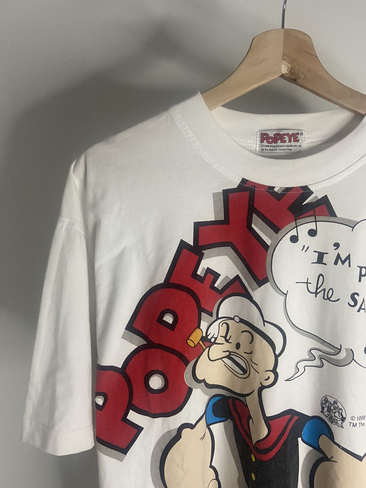 Cartoon Network × Vintage VINTAGE POPEYE 1998😊❤️ Size US L / EU 52-54 / 3 - 6 Thumbnail