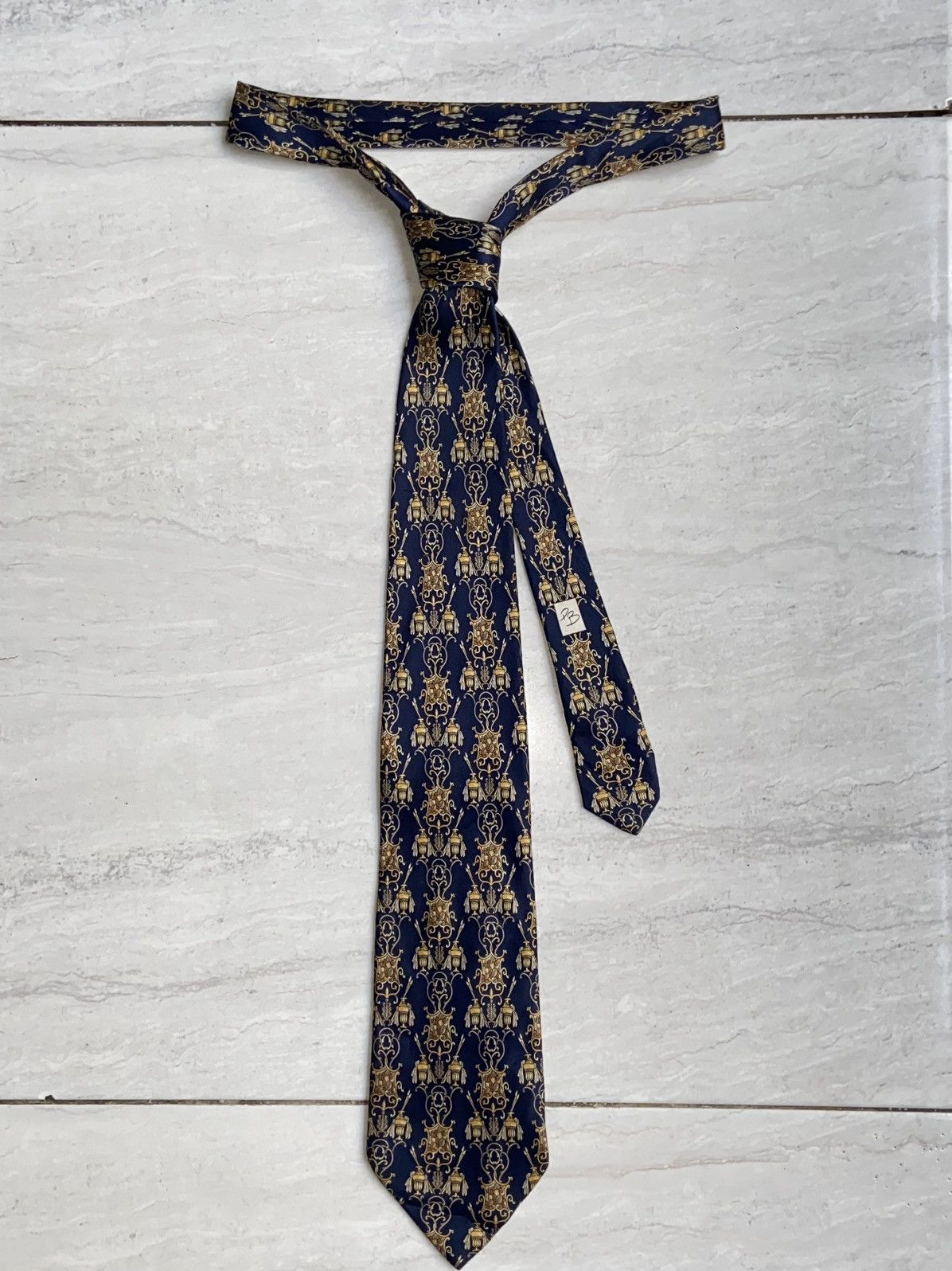 Pierre Balmain PIERRE BALMAIN Paris Motive Tie Size ONE SIZE - 7 Thumbnail