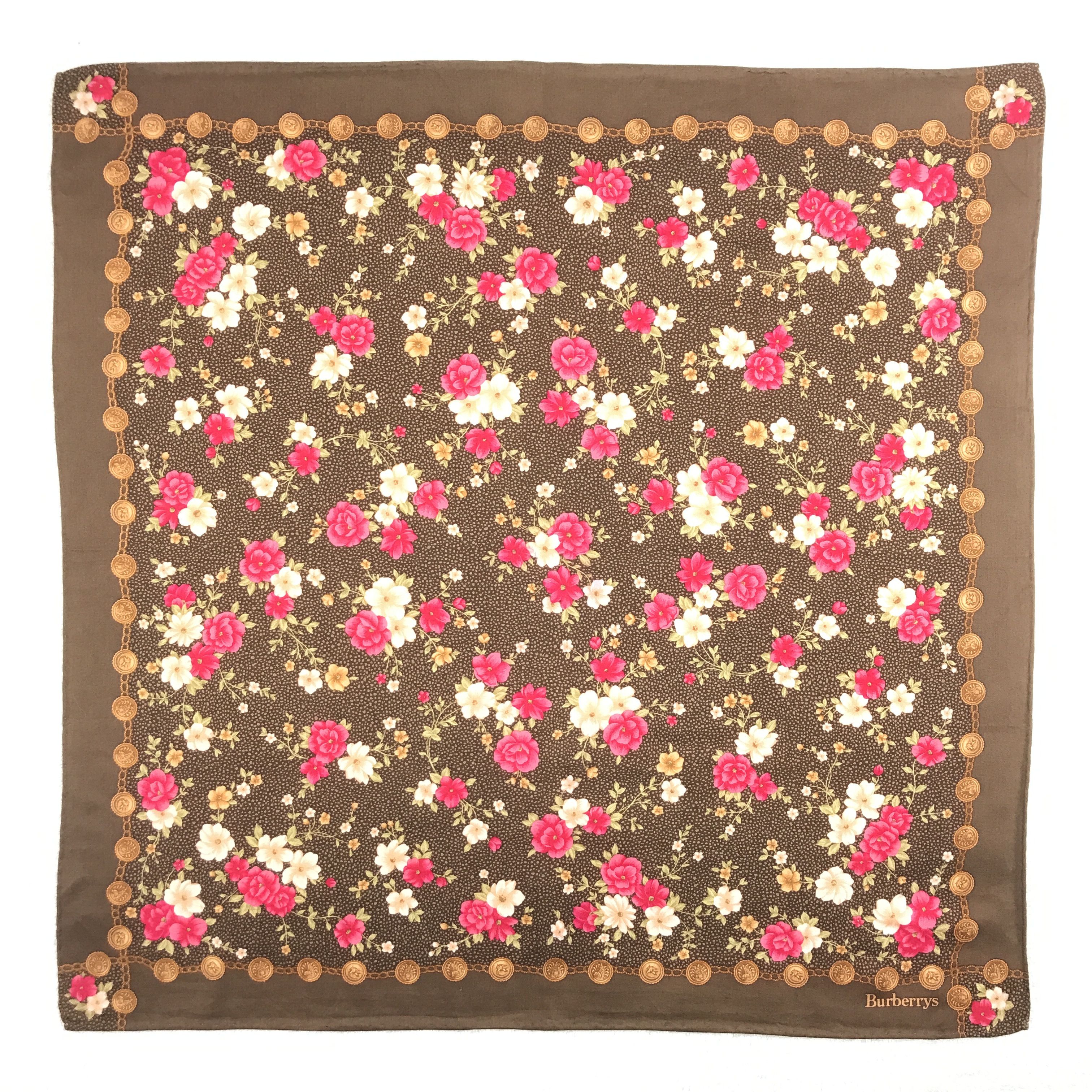 Burberry × Vintage Vintage Burberry Bandana Neckerchief Handkerchief Size ONE SIZE - 1 Thumbnail