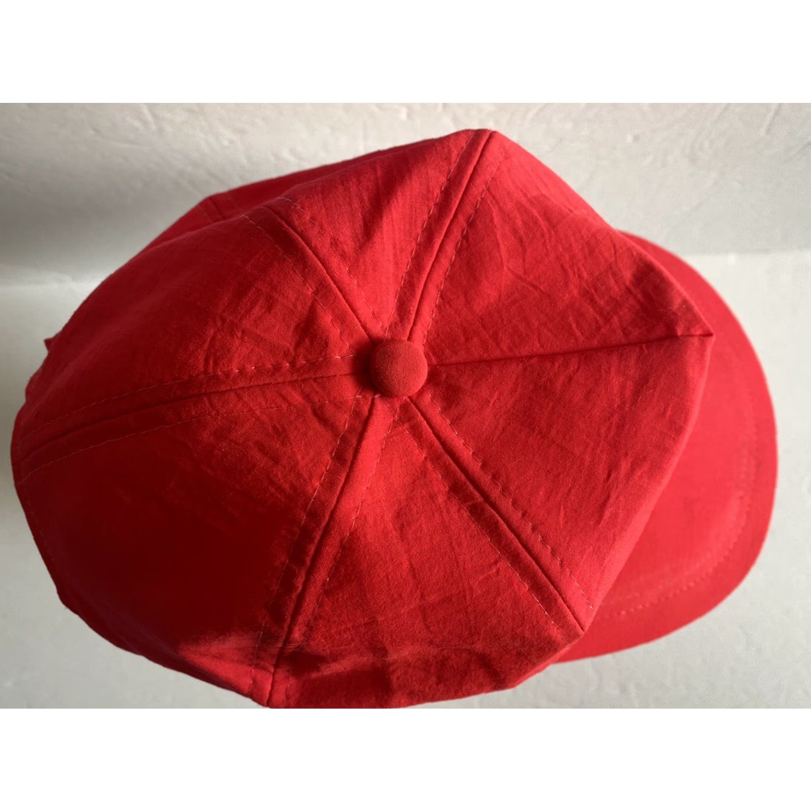 Vintage VINTAGE Dolly Madison Bakery SnapBack Hat Red 90s 80s Men One Size Red Hat Size ONE SIZE - 6 Thumbnail
