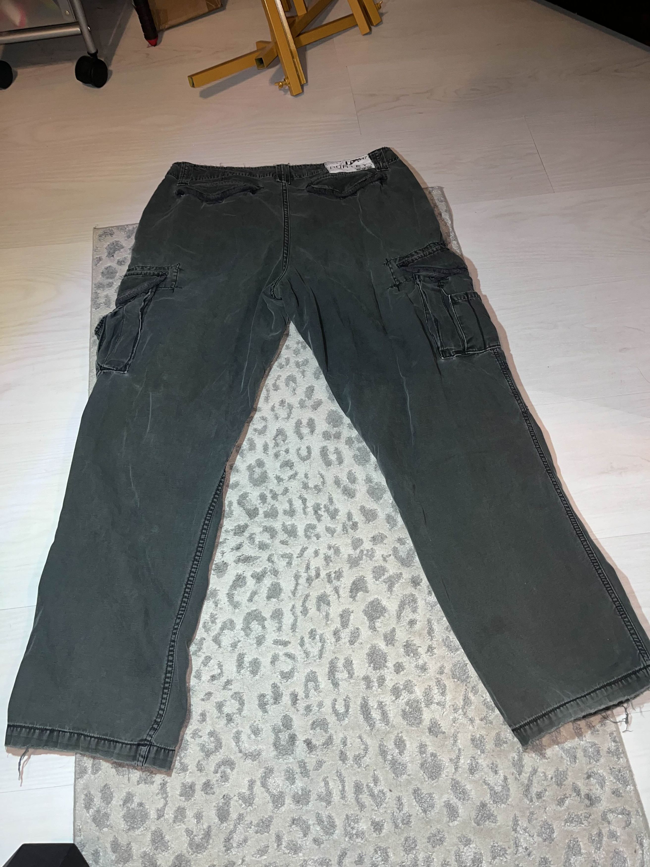 Hurley × Vintage Vintage 90s / Y2k Hurley Baggy Cargo Pants Size US 34 / EU 50 - 1 Thumbnail