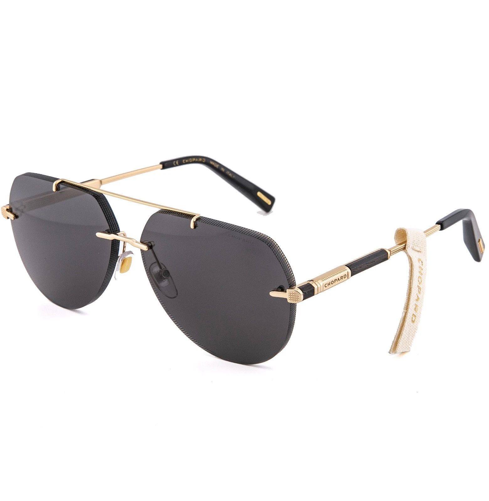 Chopard CHOPARD L.U.C. G37 Aviator SCHG37 Unisex Rimless Sunglass Size ONE SIZE - 3 Thumbnail