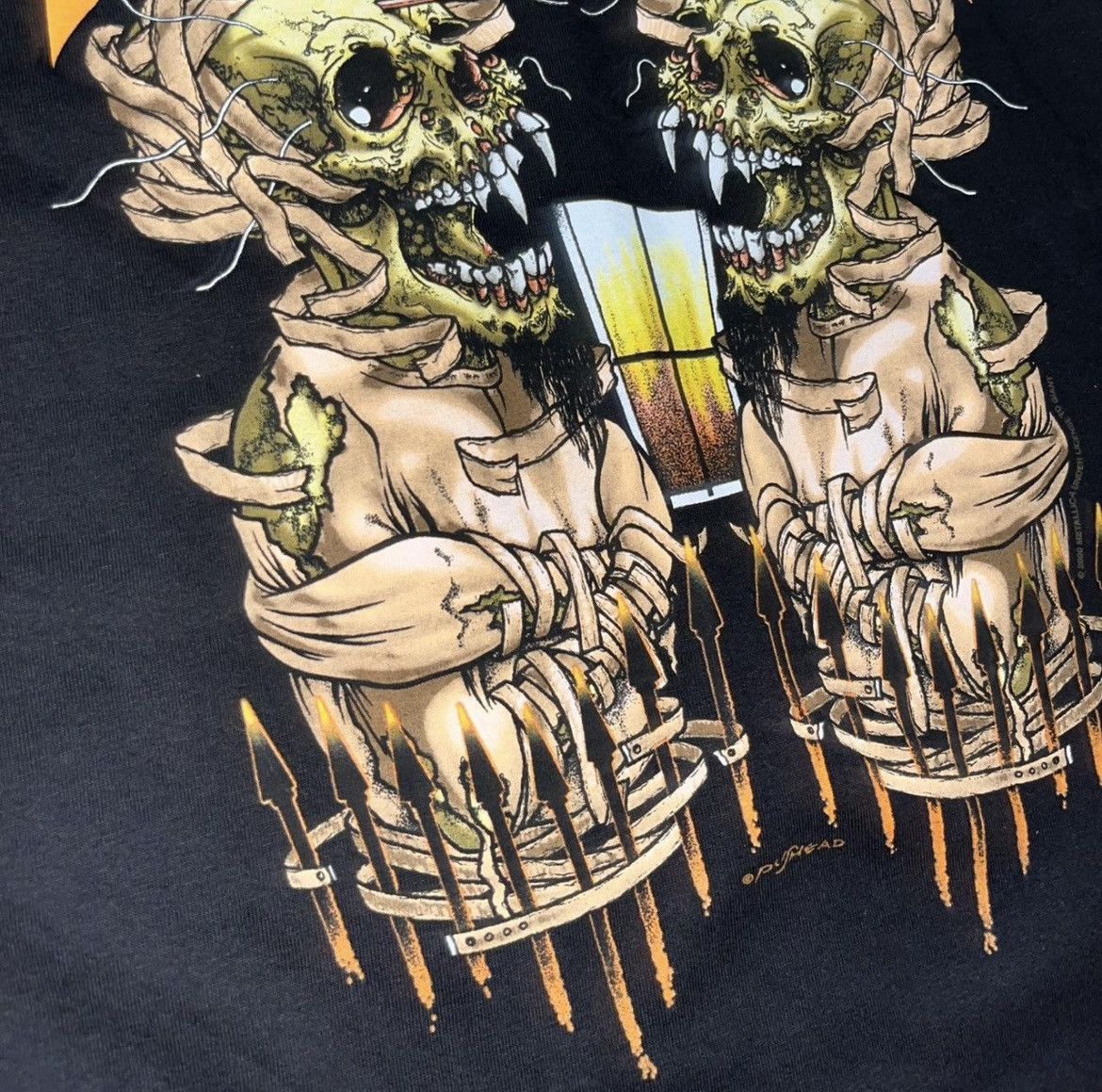 Band Tees Metallica Tour 2000 Pushead Summer Sanitarium band shirt Size US XL / EU 56 / 4 - 4 Thumbnail