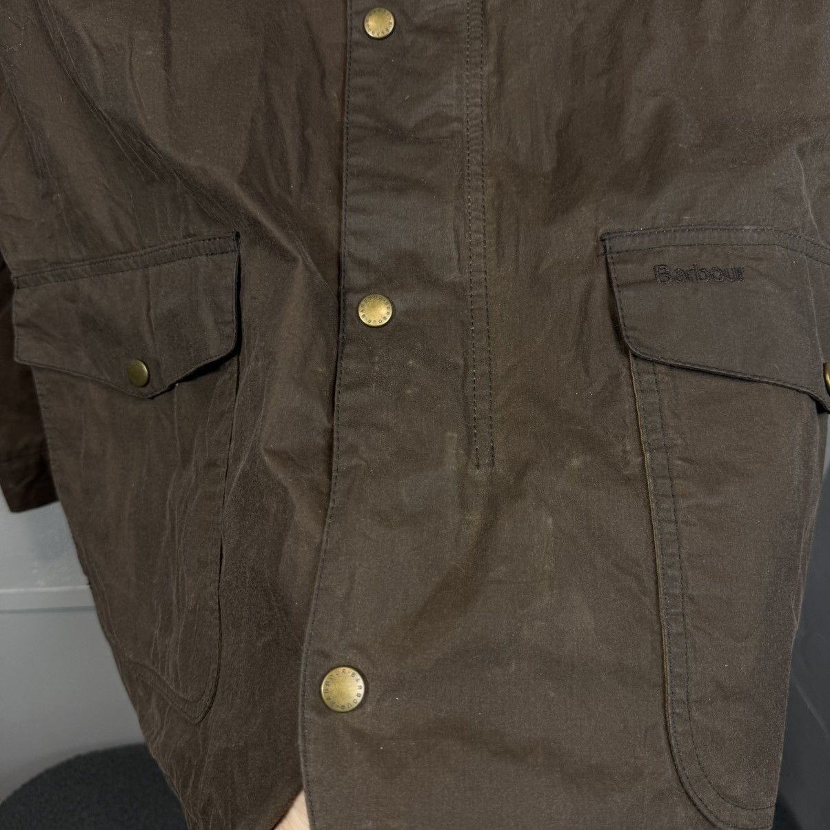 Barbour Vintage Barbour Wax Jacket Size US XXL / EU 58 / 5 - 3 Thumbnail