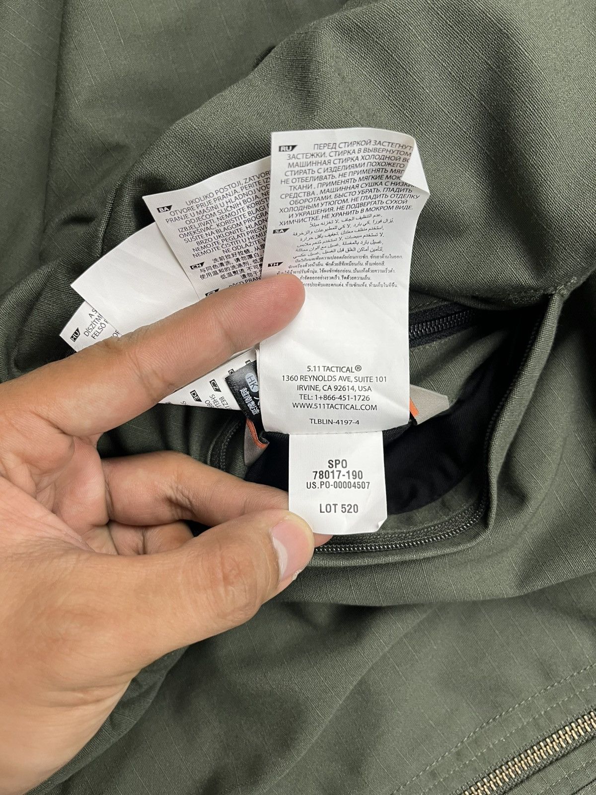 5.11 5.11 Tactical Revolver Reversible Jacket Size US L / EU 52-54 / 3 - 13 Thumbnail