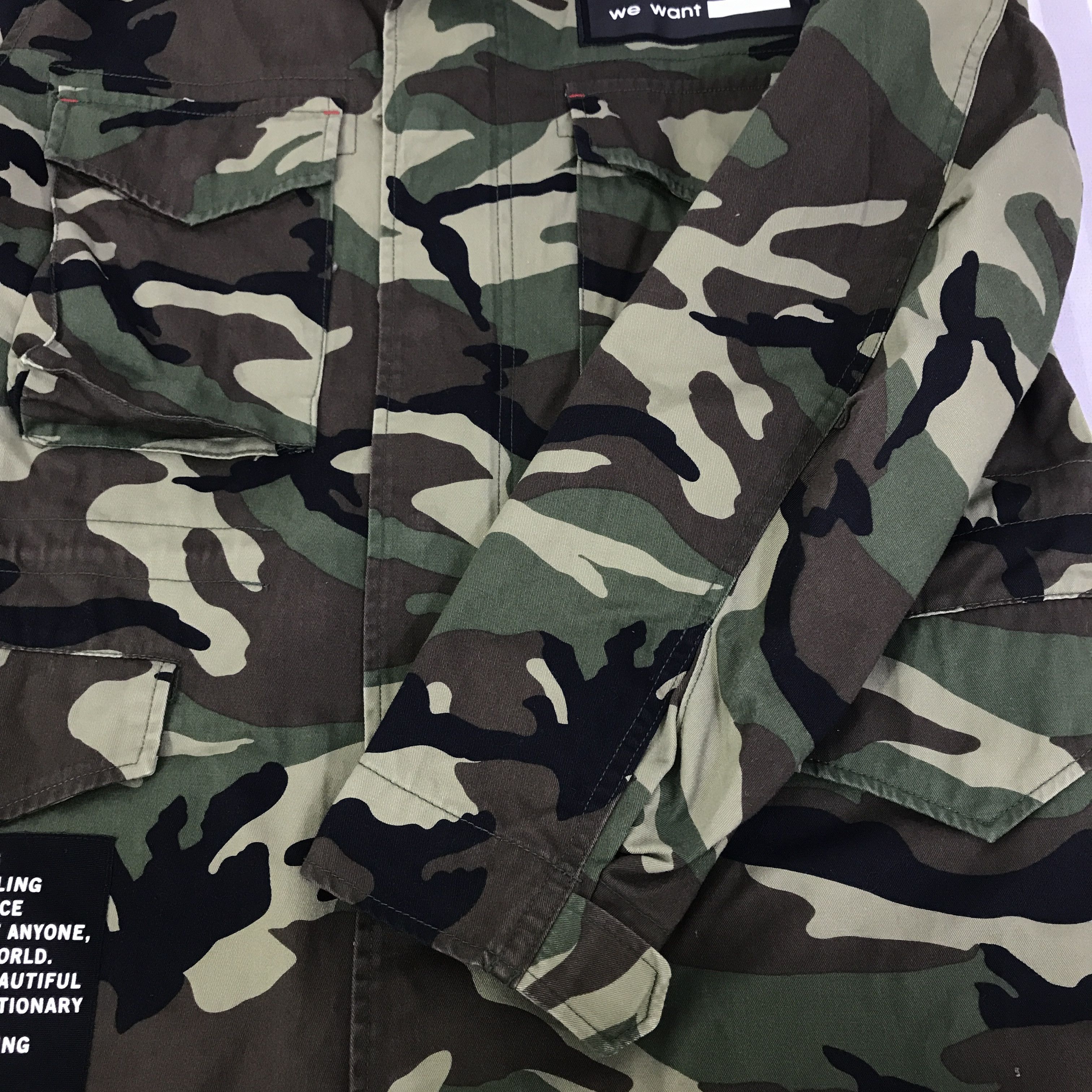 Japanese Brand Vintage Azul Camo M65 Design Jacket K115B14 Size US L / EU 52-54 / 3 - 8 Thumbnail