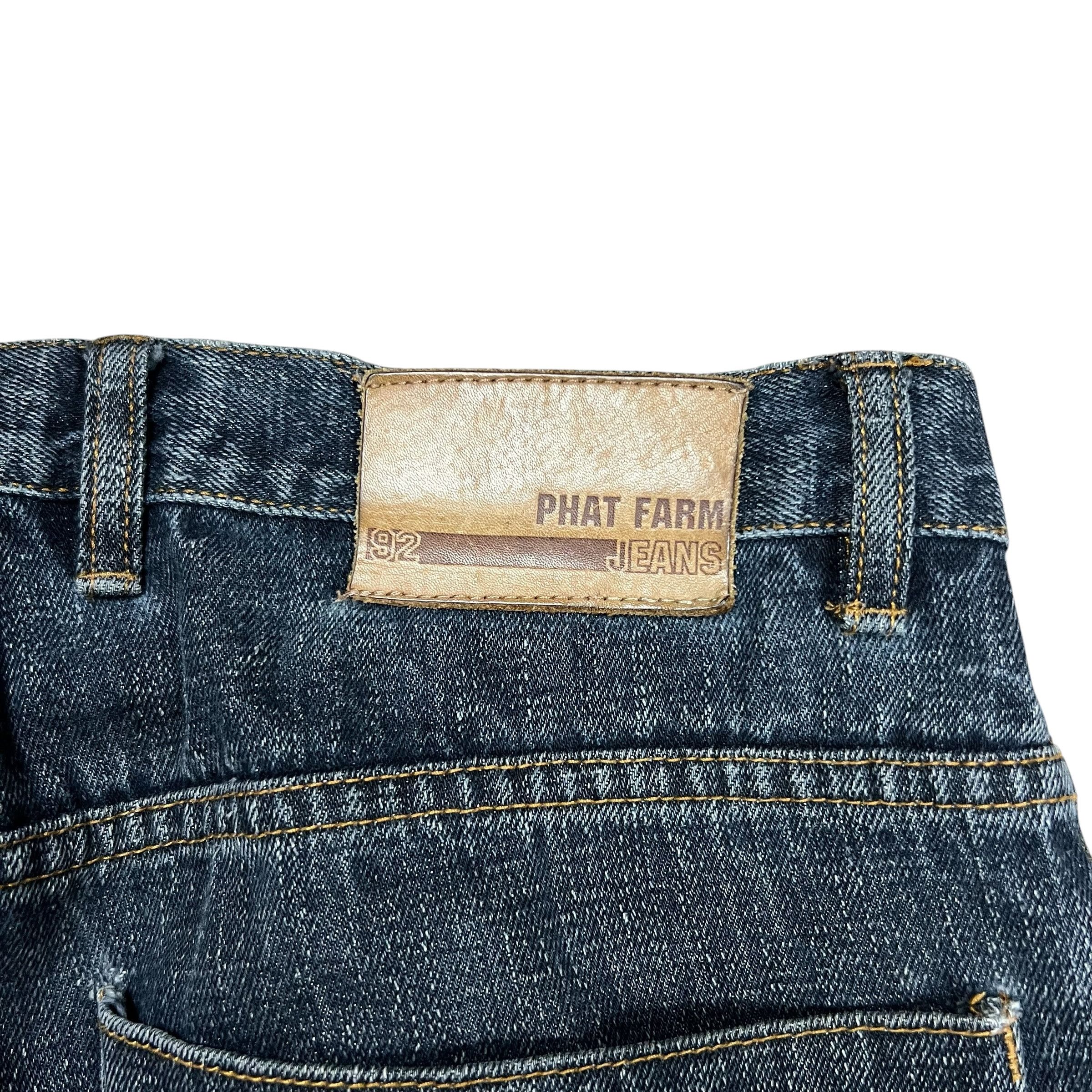 Phat Farm Y2K Phat Farm Faded & Distressed Patchwork Jeans - 34” Size US 34 / EU 50 - 8 Thumbnail