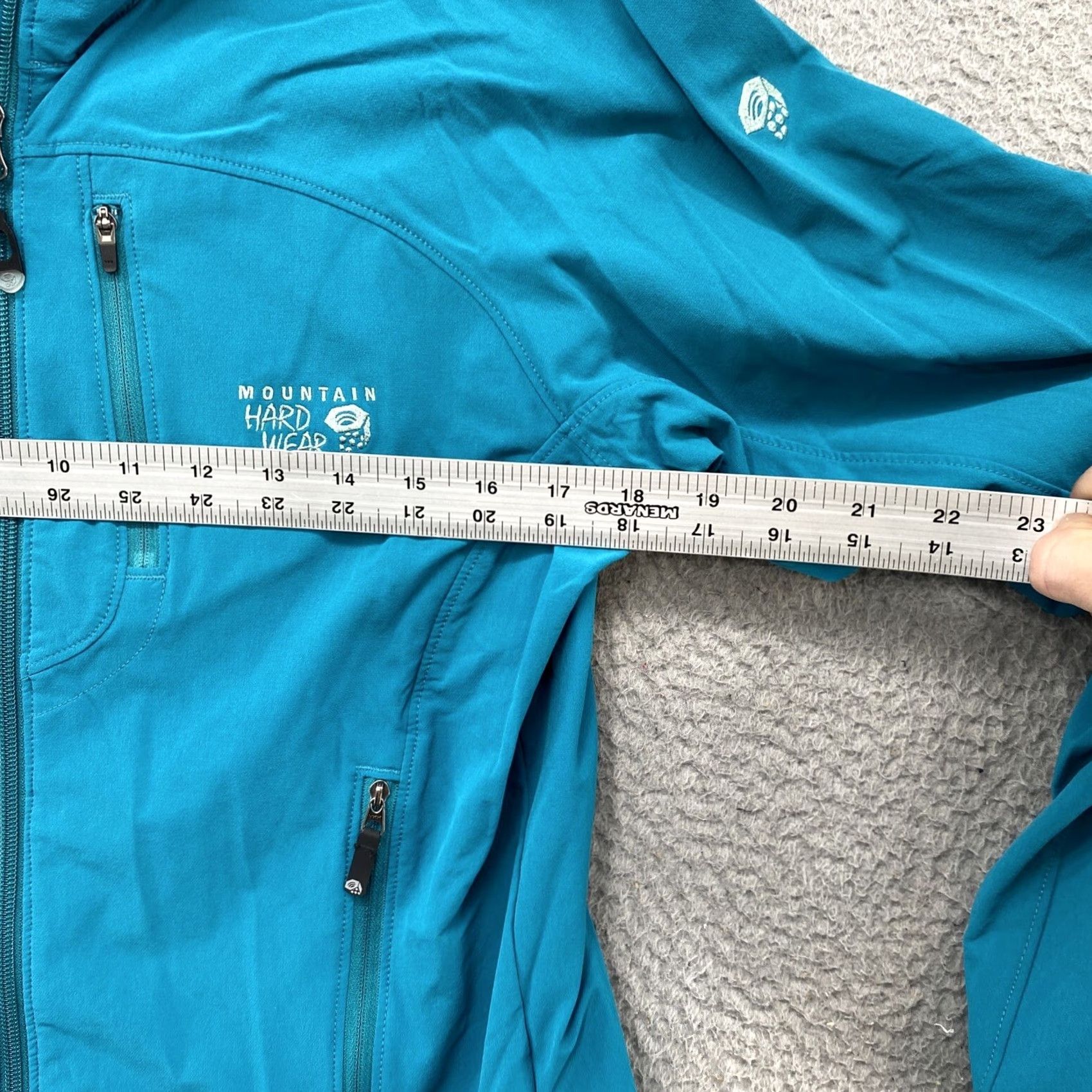 Mountain Hardwear Mountain Hardwear Women’s Blue Full Zip Stretch Jacket M Nylon Waterproof Jacket Size M / US 6-8 / IT 42-44 - 5 Thumbnail