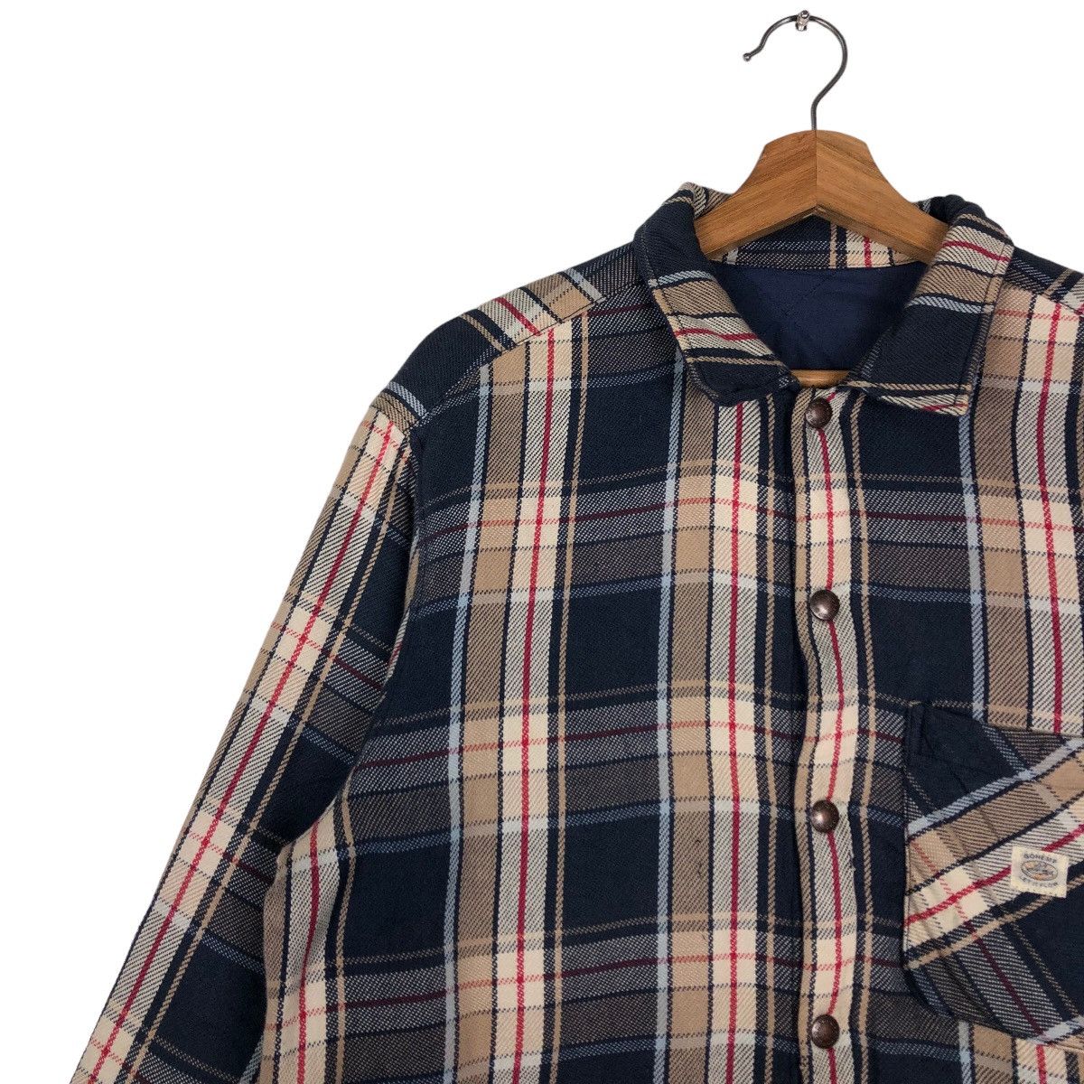 Flannel 🔥Vtg Flannel Jacket Tartan Design Gohemp Japan Issey Miyake Size US L / EU 52-54 / 3 - 7 Thumbnail