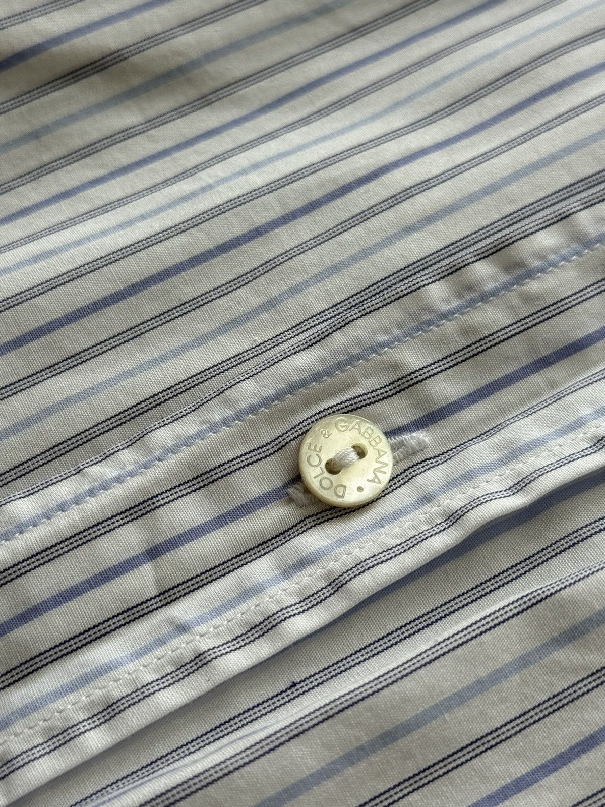 Dolce & Gabbana Dolce & Gabbana stripped Button up LS shirt Size US L / EU 52-54 / 3 - 6 Thumbnail