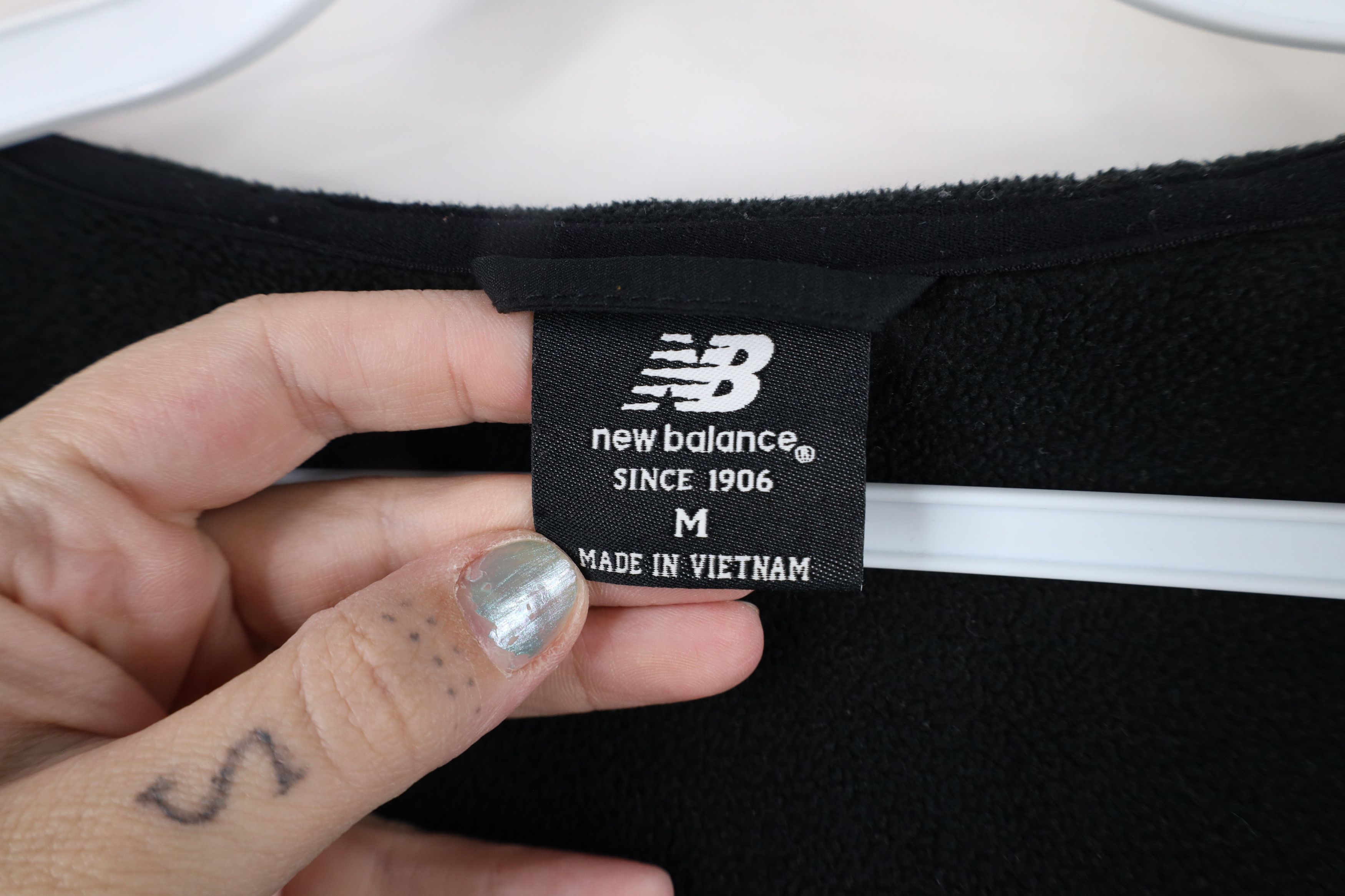 New Balance × Vintage Vintage New Balance Fleece Lined Soft Shell Hooded Jacket Size US M / EU 48-50 / 2 - 11 Thumbnail