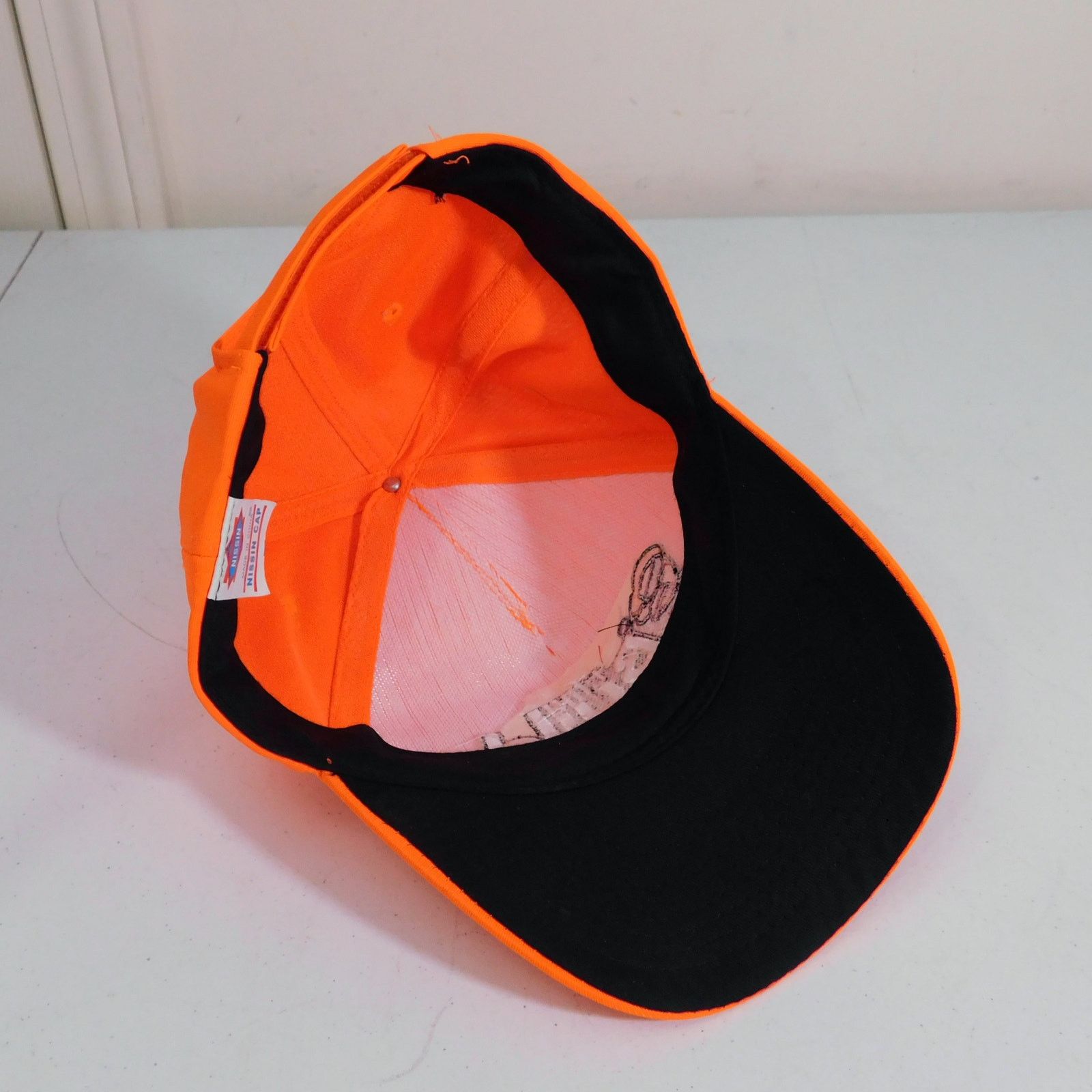Nissan TinyBuild Games Hat Tiny Build Orange Black Adjustable Size ONE SIZE - 6 Thumbnail