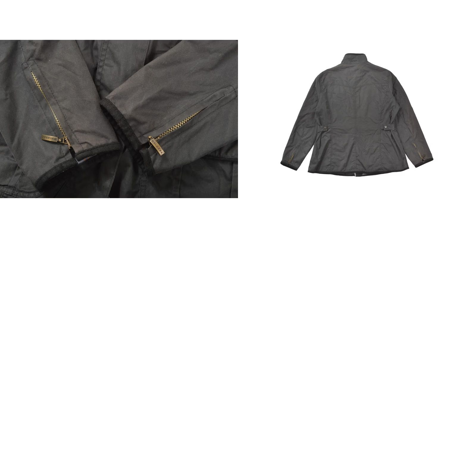 Barbour Barbour L1093 Ladies Utility Jacket Wax Cotton Tartan Size UK 18 Black Womens Jacket, Waxed Cotton, Barbour UK 18, Vintage? Size XXL / US 16-18 / IT 52-54 - 8 Thumbnail