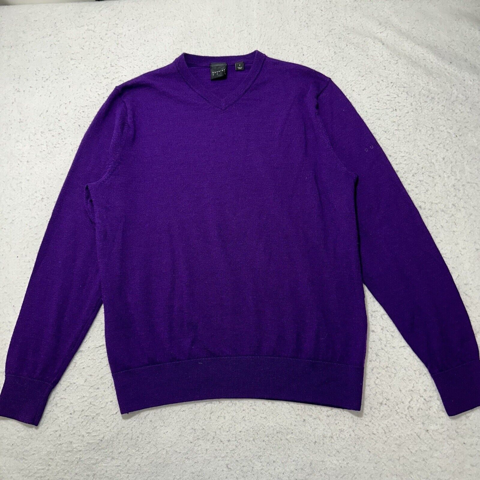 Other Dunning Golf Small Merino Wool V-Neck Purple Sweater Size US S / EU 44-46 / 1 - 1 Thumbnail
