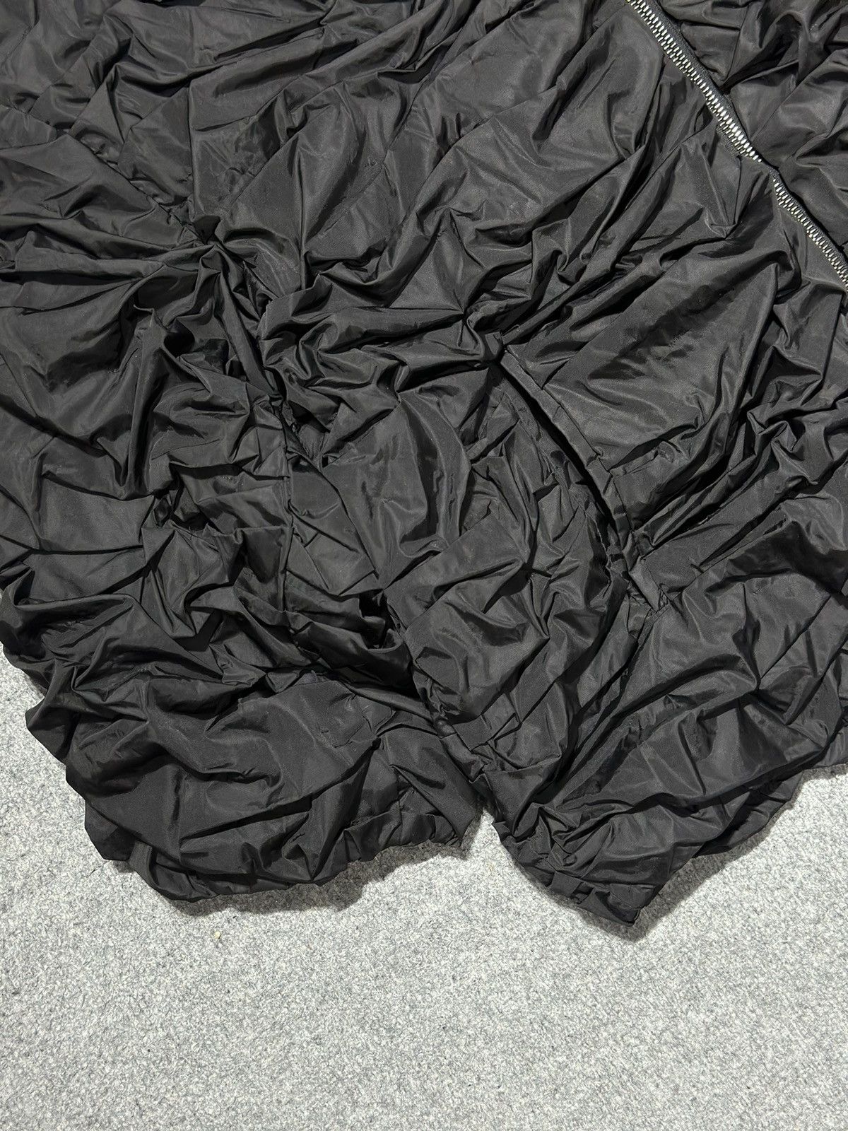 Prada Prada 2007 Ruffled Runched Pleated Nylon Hoodie Size XS / US 0-2 / IT 36-38 - 5 Thumbnail