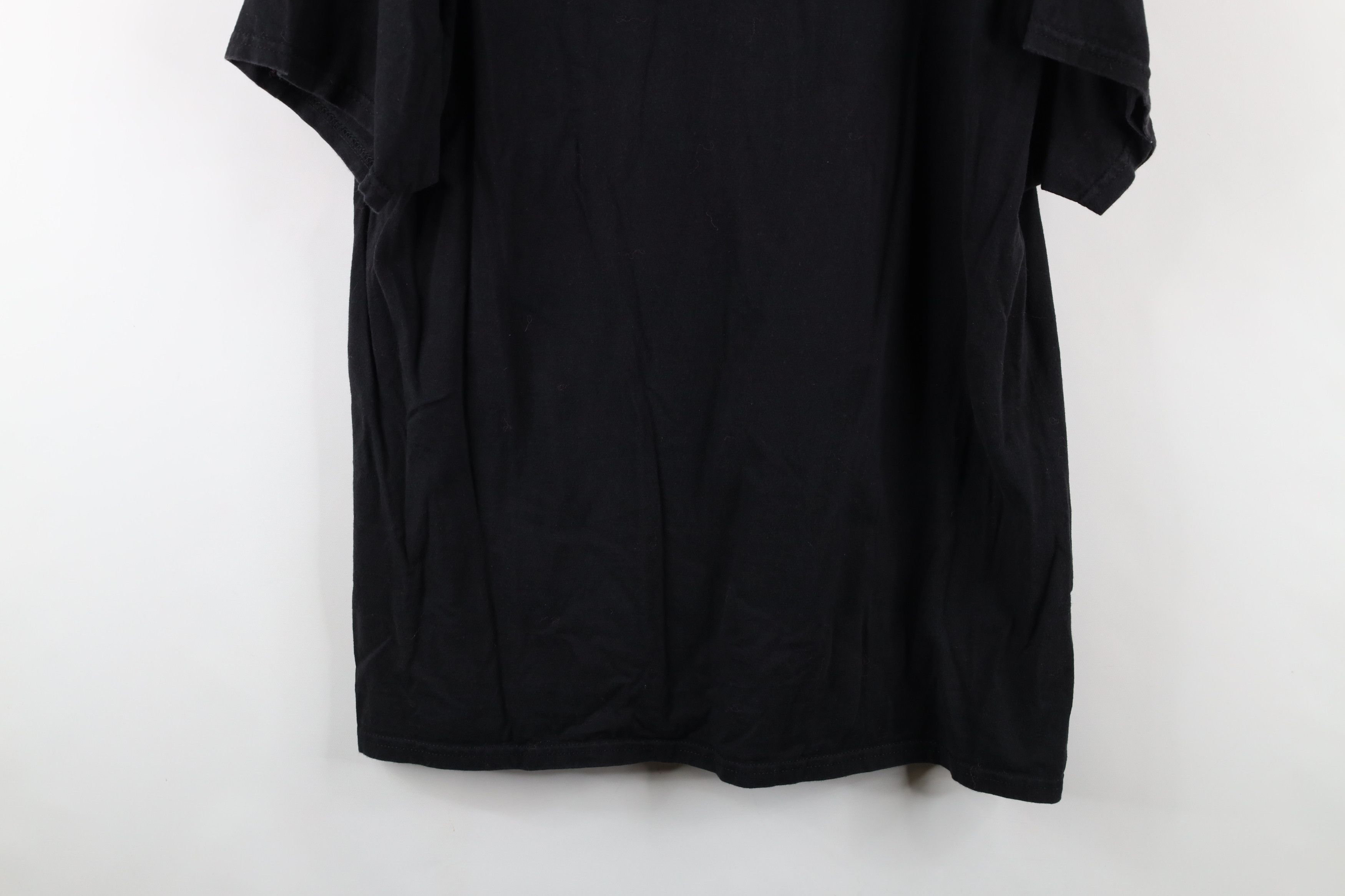 Vintage Vintage 90s Streetwear Heavyweight Cotton T-Shirt Black Size US XL / EU 56 / 4 - 11 Thumbnail