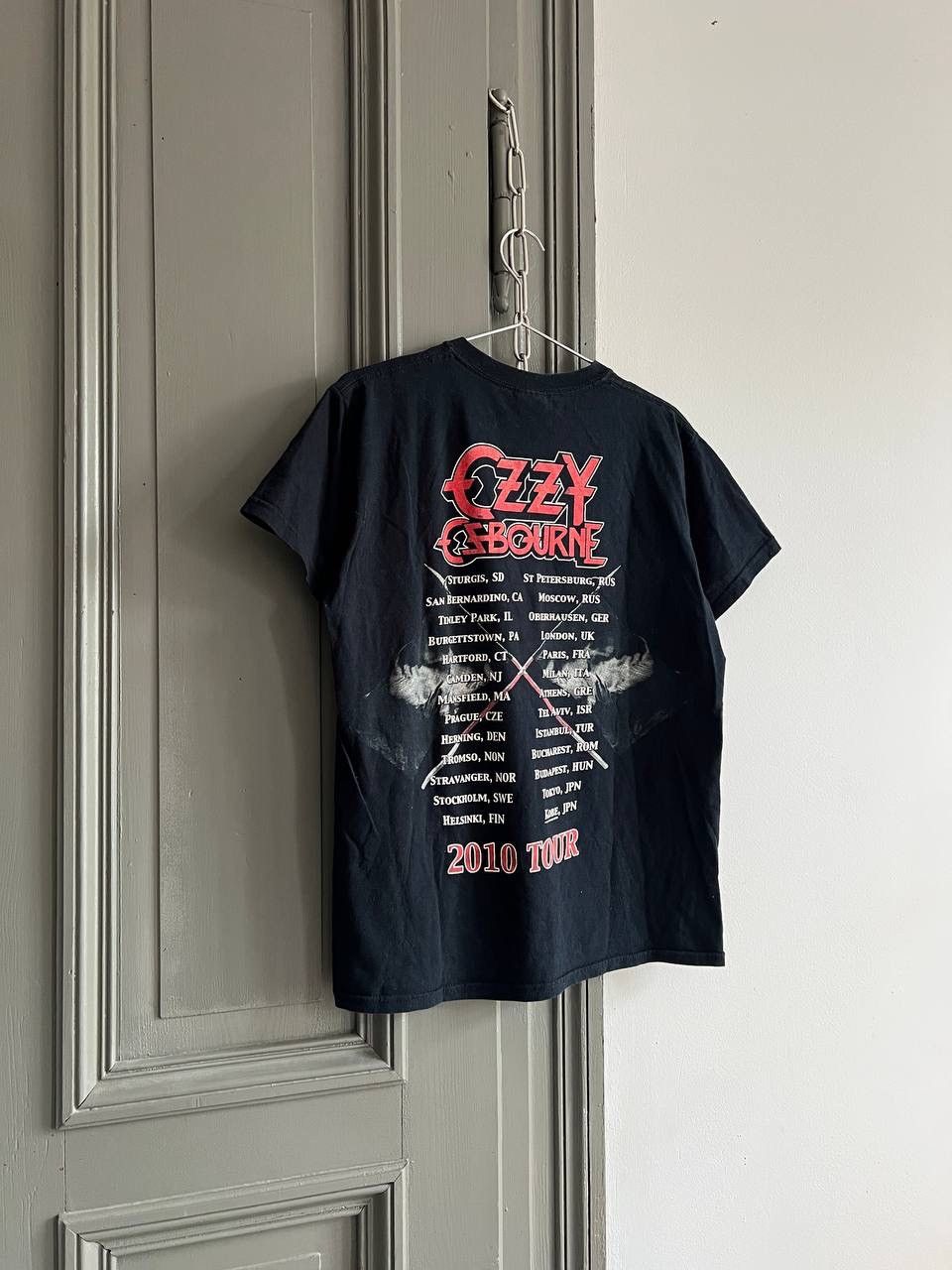 Band Tees × Gildan × Ozzy Osbourne Ozzy Osbourne 2009-2010 Scream World Tour Band Tee Gildan Size US S / EU 44-46 / 1 - 2 Thumbnail