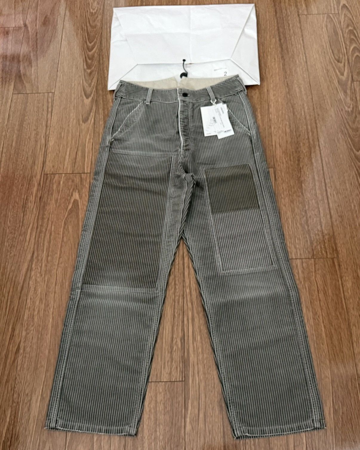 VISVIM PASTORAL STRIPES MOLESKIN DMGD 25AW