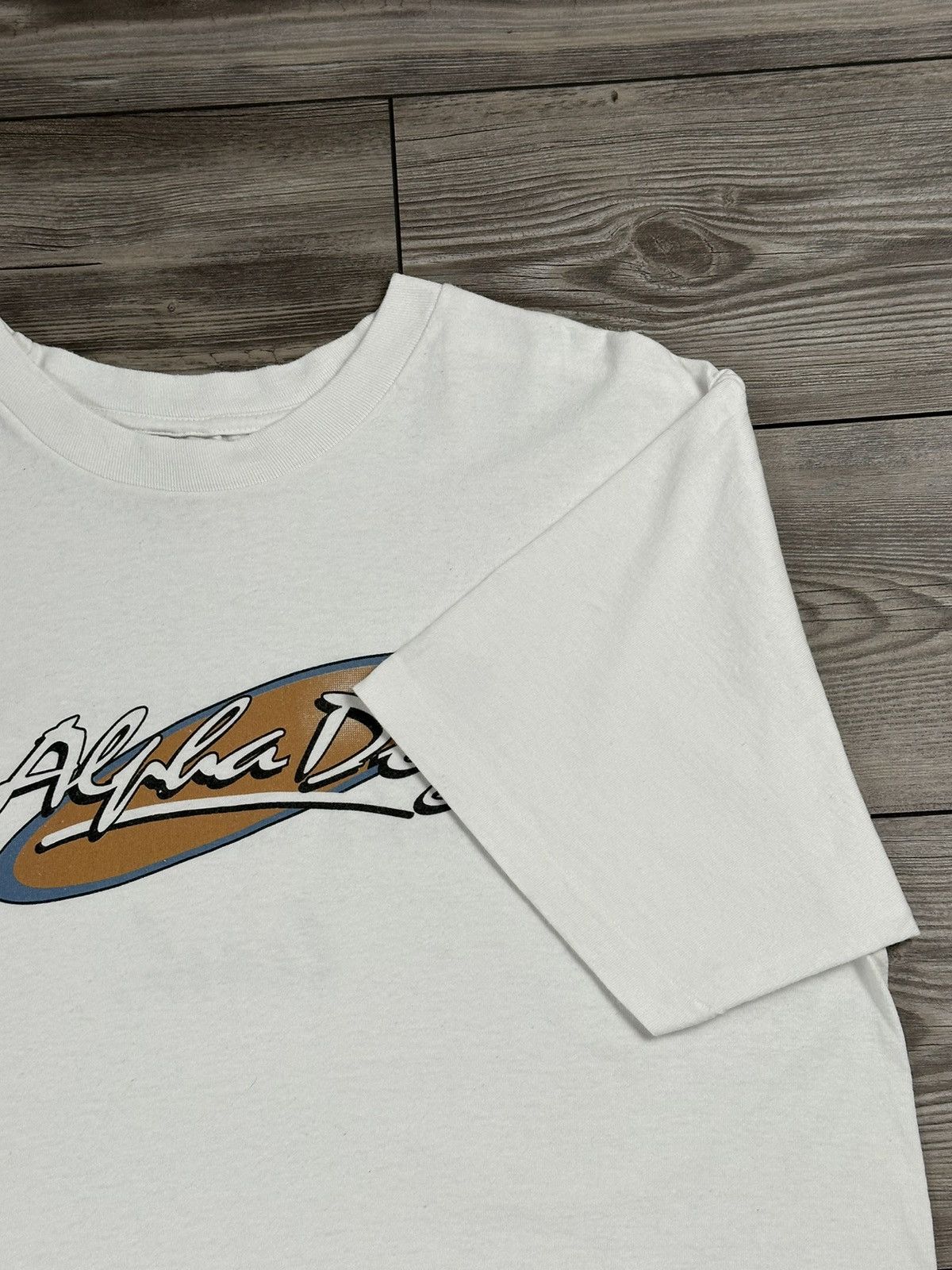 Vintage Vintage 90’s Alpha Dog T Shirt Size US XL / EU 56 / 4 - 5 Thumbnail