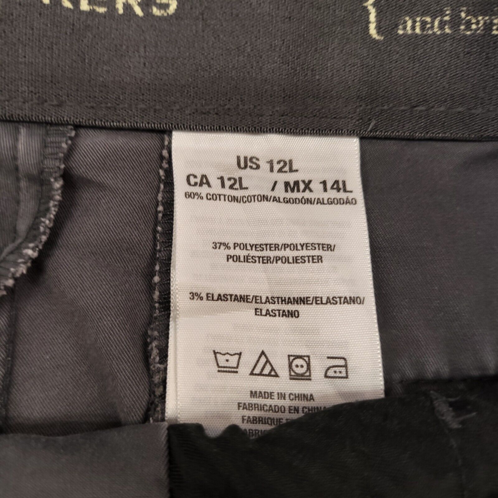 Dockers Dockers Button Medium Wash Chino Pants Womens Size 12 Gray Size 34" / US 12 / IT 48 - 3 Thumbnail
