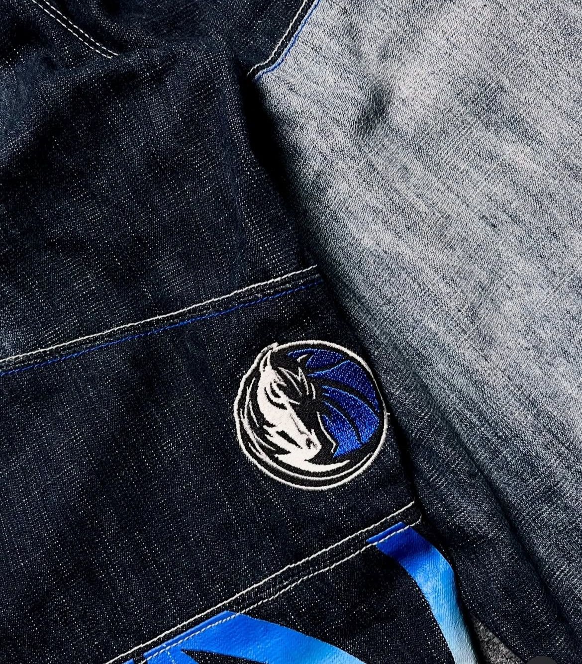 Japanese Brand × NBA × Vintage 00’S JORTS PANTS NBA UNK DALLAS MAVERICKS Size US 32 / EU 48 - 15 Thumbnail