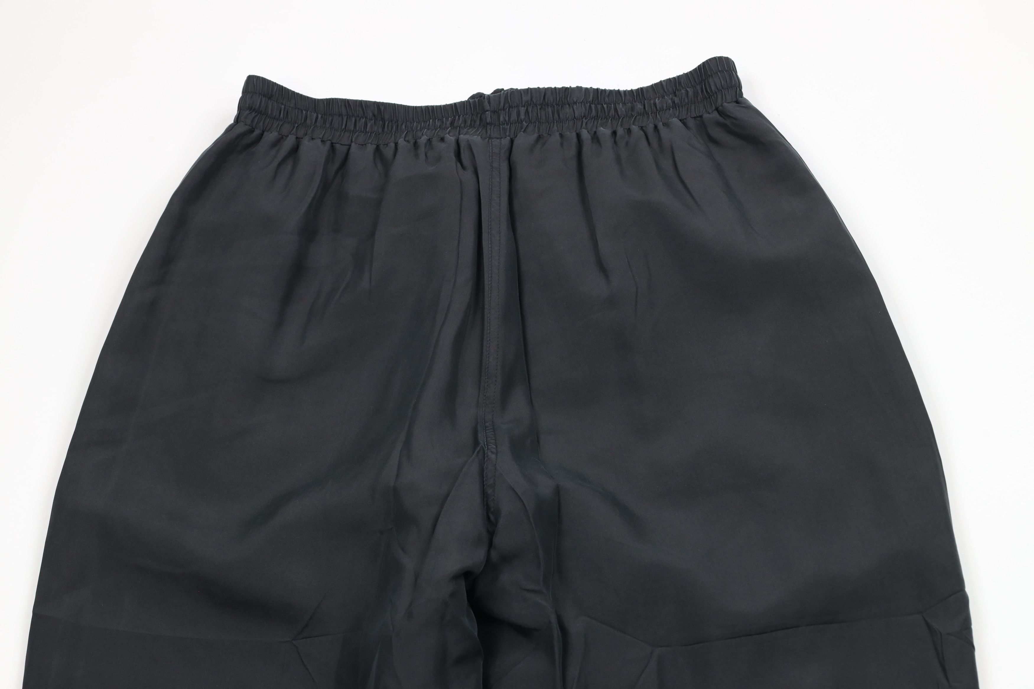 Vintage Vintage 90s Streetwear Blank Silk Tapered Leg Pants Black Size US 34 / EU 50 - 10 Thumbnail