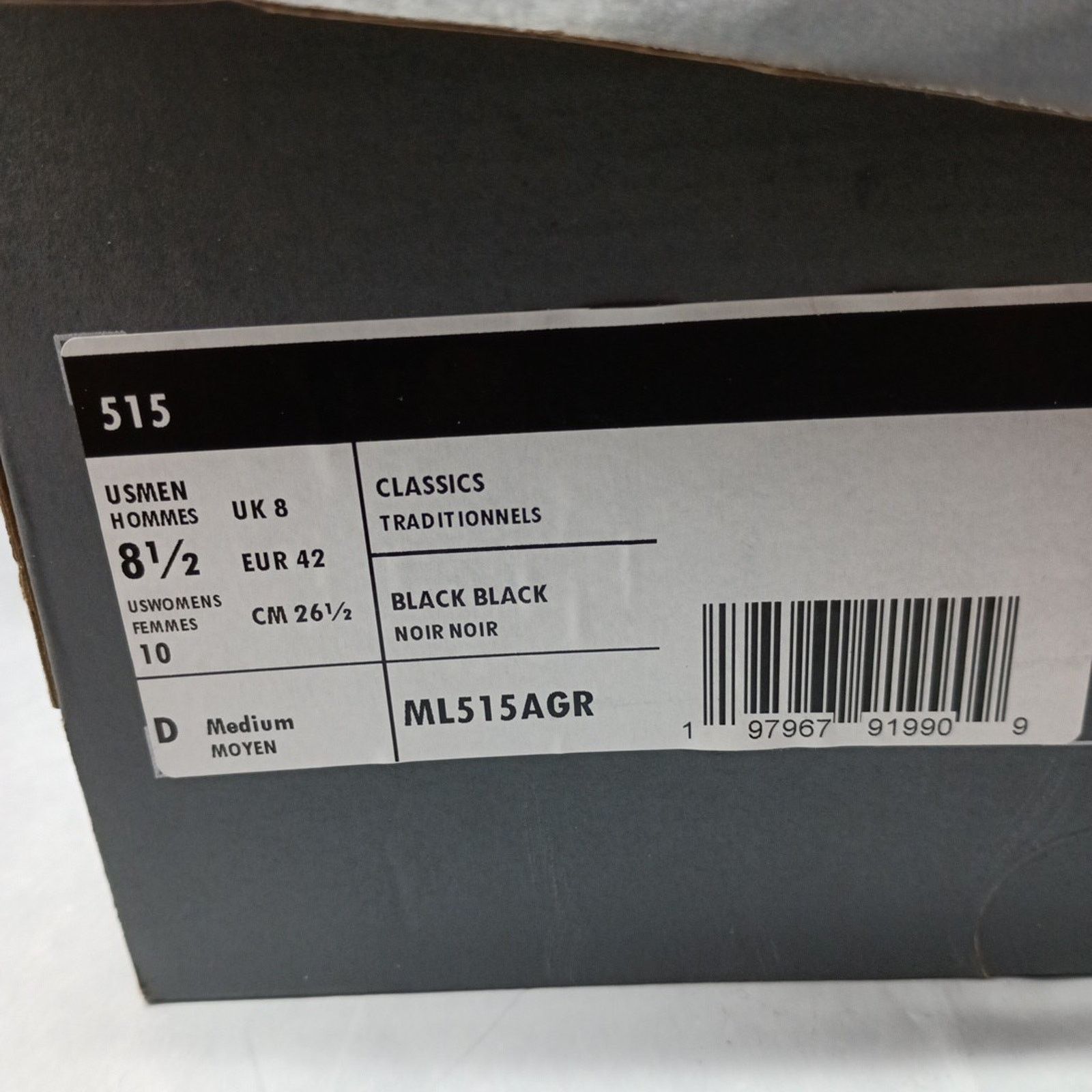 New Balance New Balance 515 Classics Sneakers Men’s Size 8.5 Black Size US 8.5 / EU 41-42 - 7 Thumbnail