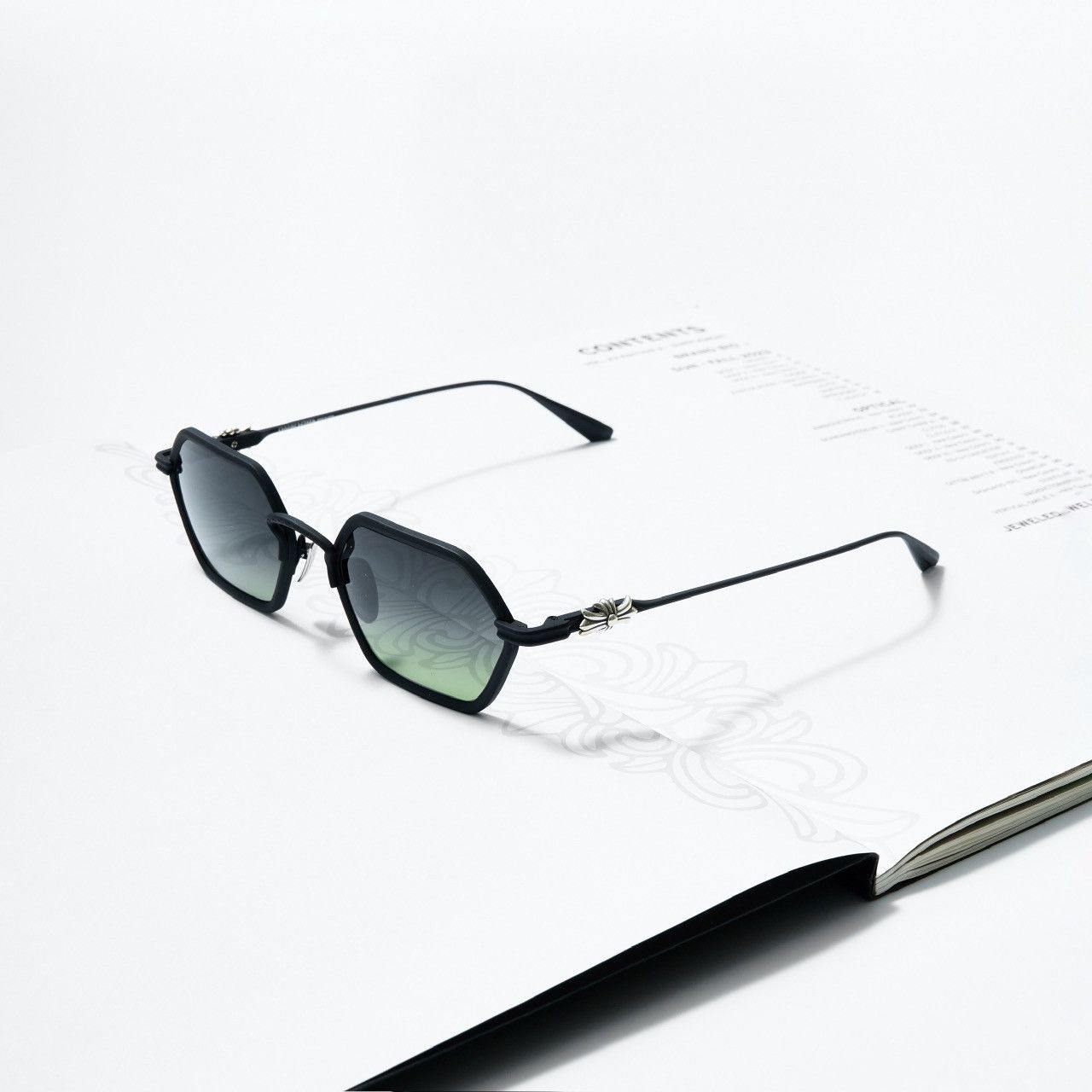 Chrome Hearts CHROME HEARTS DATASS MATTE BLACK SUNGLASSES Size ONE SIZE - 1 Thumbnail