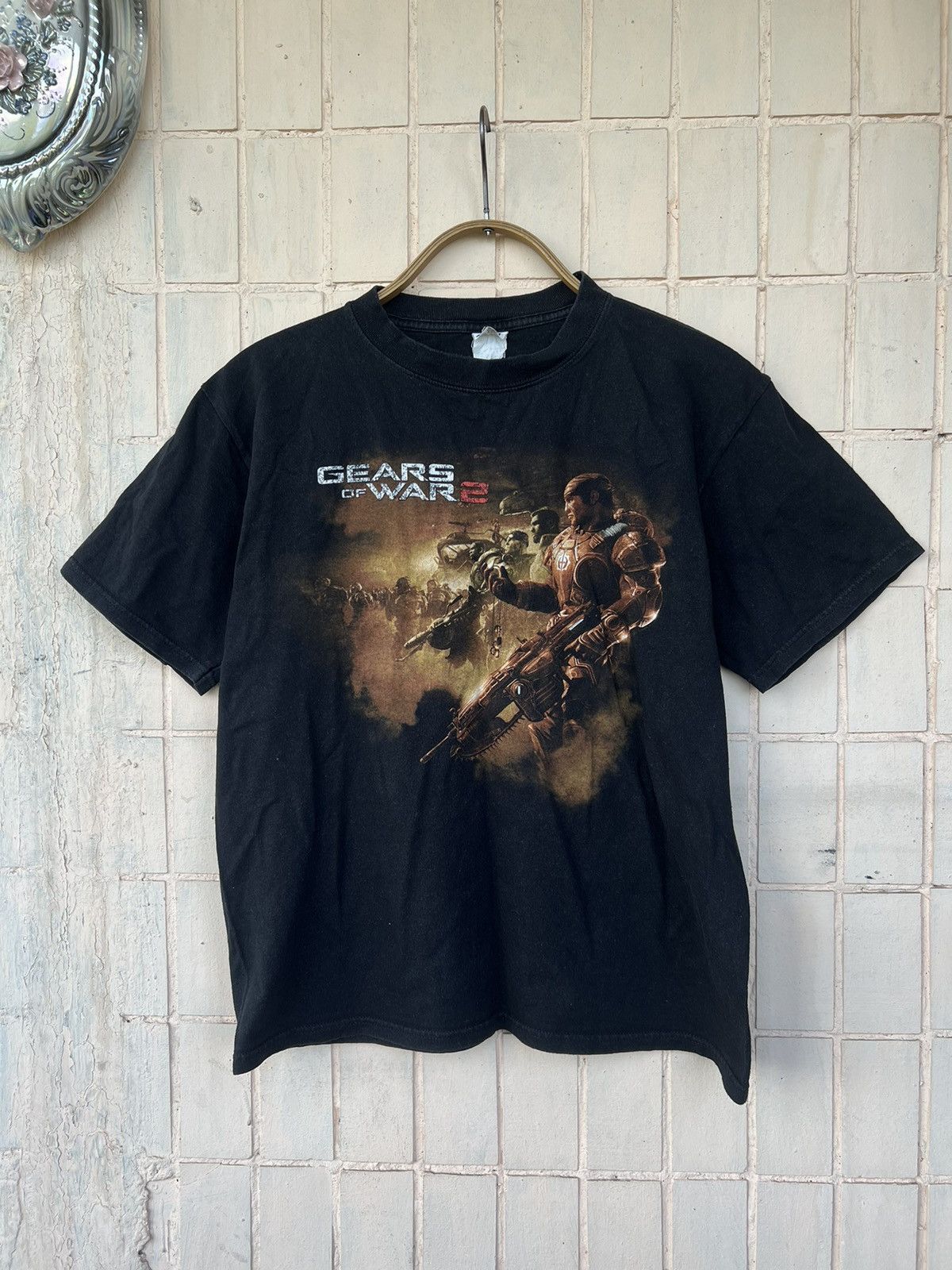 Vintage Vintage y2k 00s gears of war 2 gow shirt Size US S / EU 44-46 / 1 - 2 Thumbnail