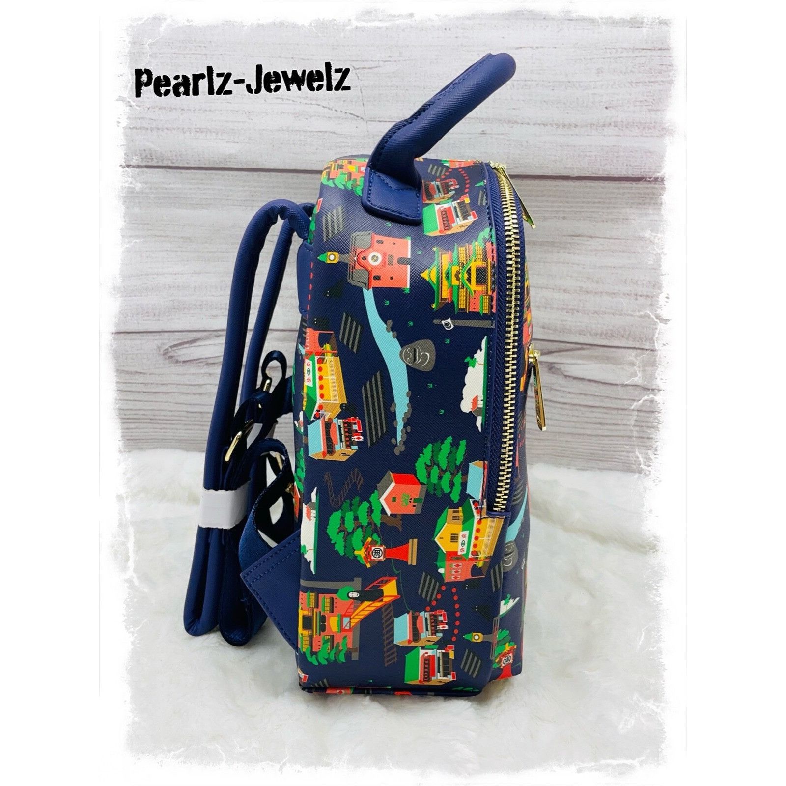 Disney Loungefly Studio Ghibli Spirited Away Landmarks Mini Backpac Size ONE SIZE - 4 Thumbnail